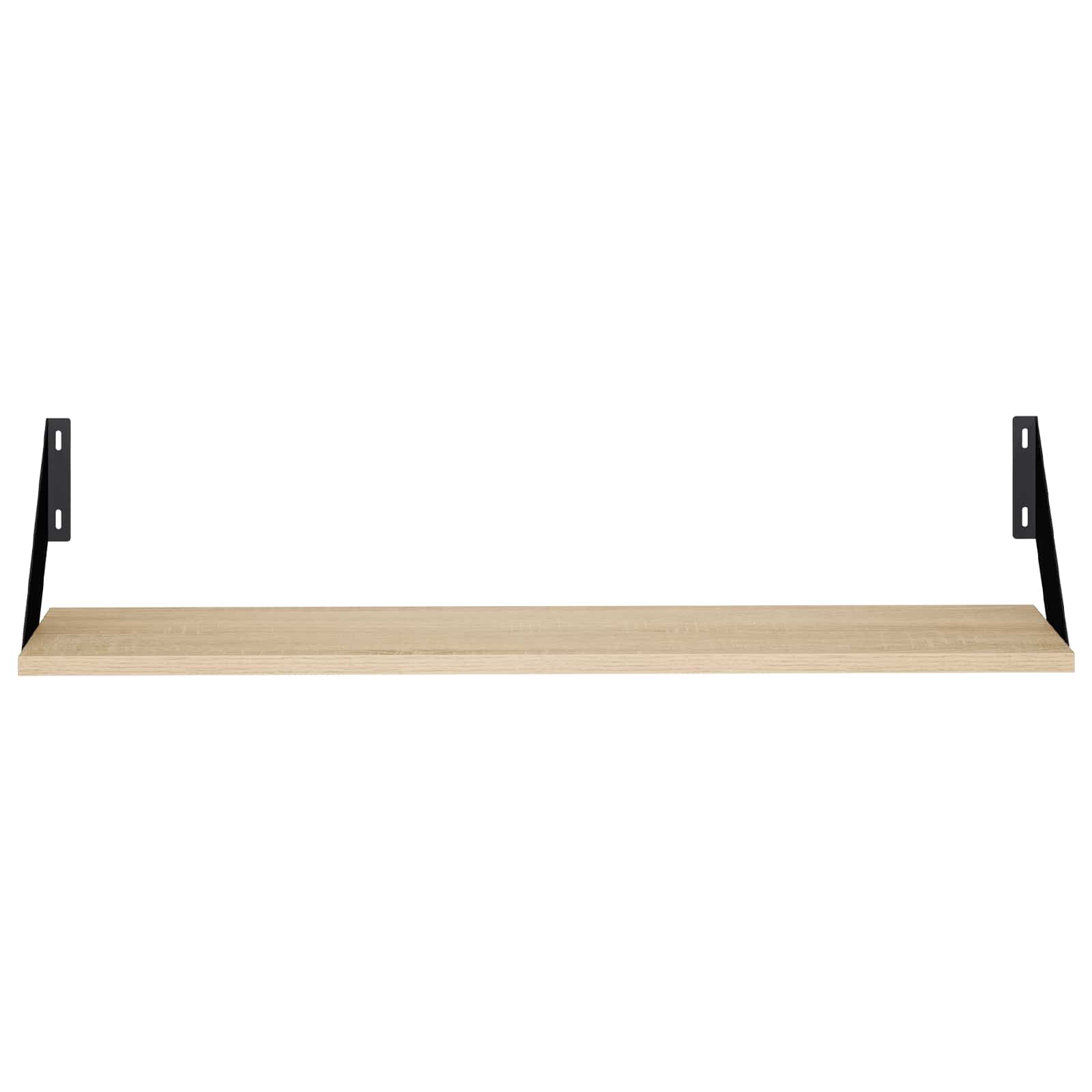 Stenske police 2 kos Sonoma hrast 80 x 20 x 17 cm