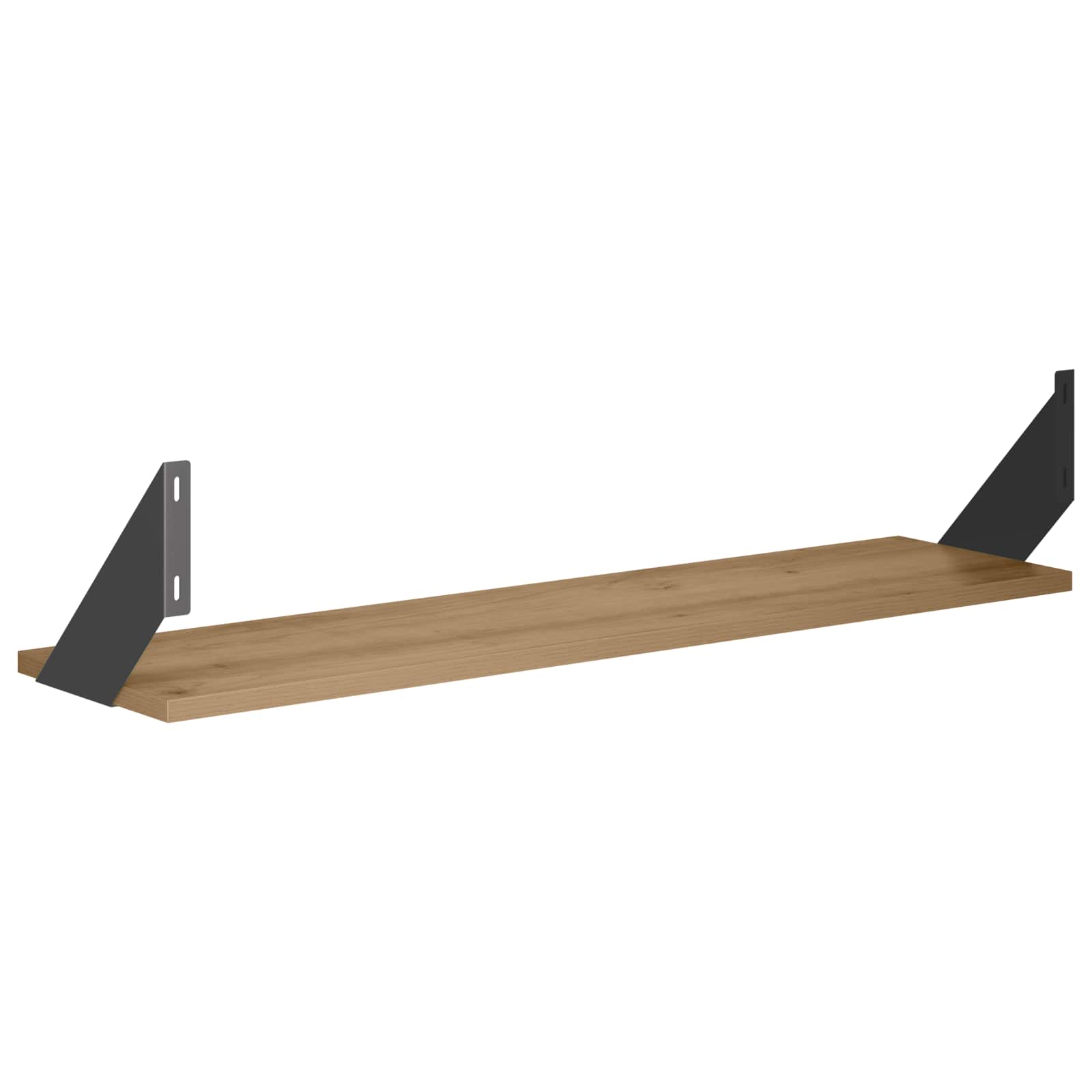Stenske police 4 kos Artisan hrast 80 x 20 x 17 cm