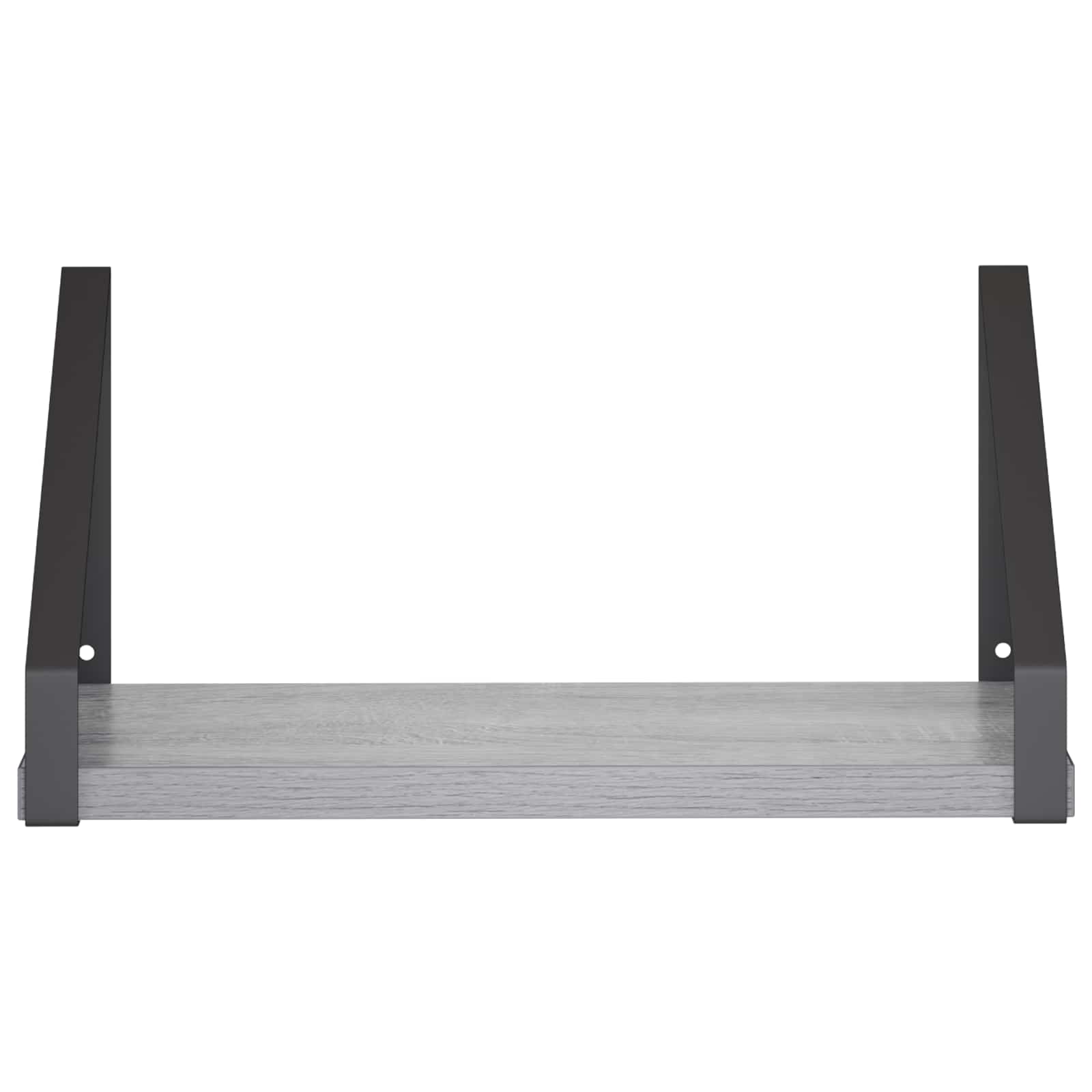 Stenske police 2 kos Siva Sonoma 30 x 16 x 15,5 cm