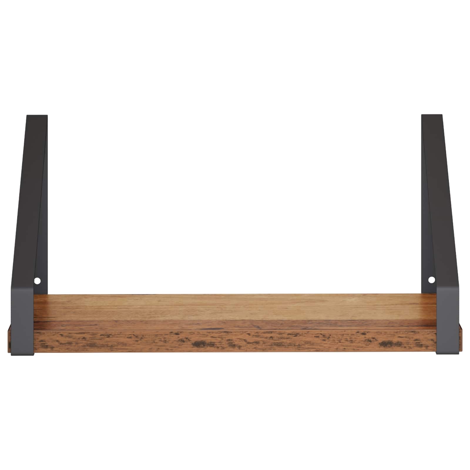 vidaXL Wandschappen 2 st Oud hout 30 x 16 x 15,5 cm bruin, foto 2