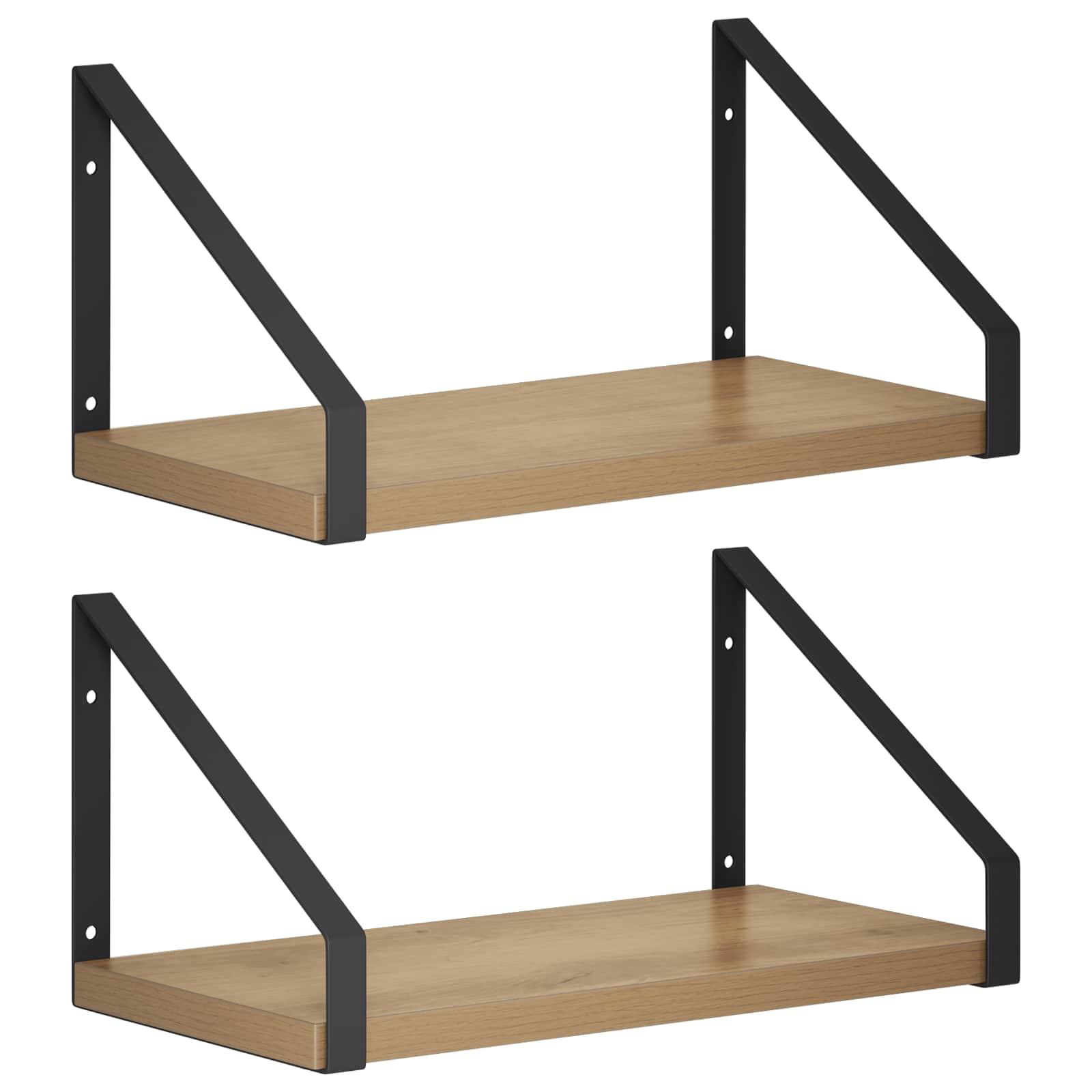 vidaXL Wandschappen 2 st Artisanaal eiken 30 x 16 x 15,5 cm, foto 3
