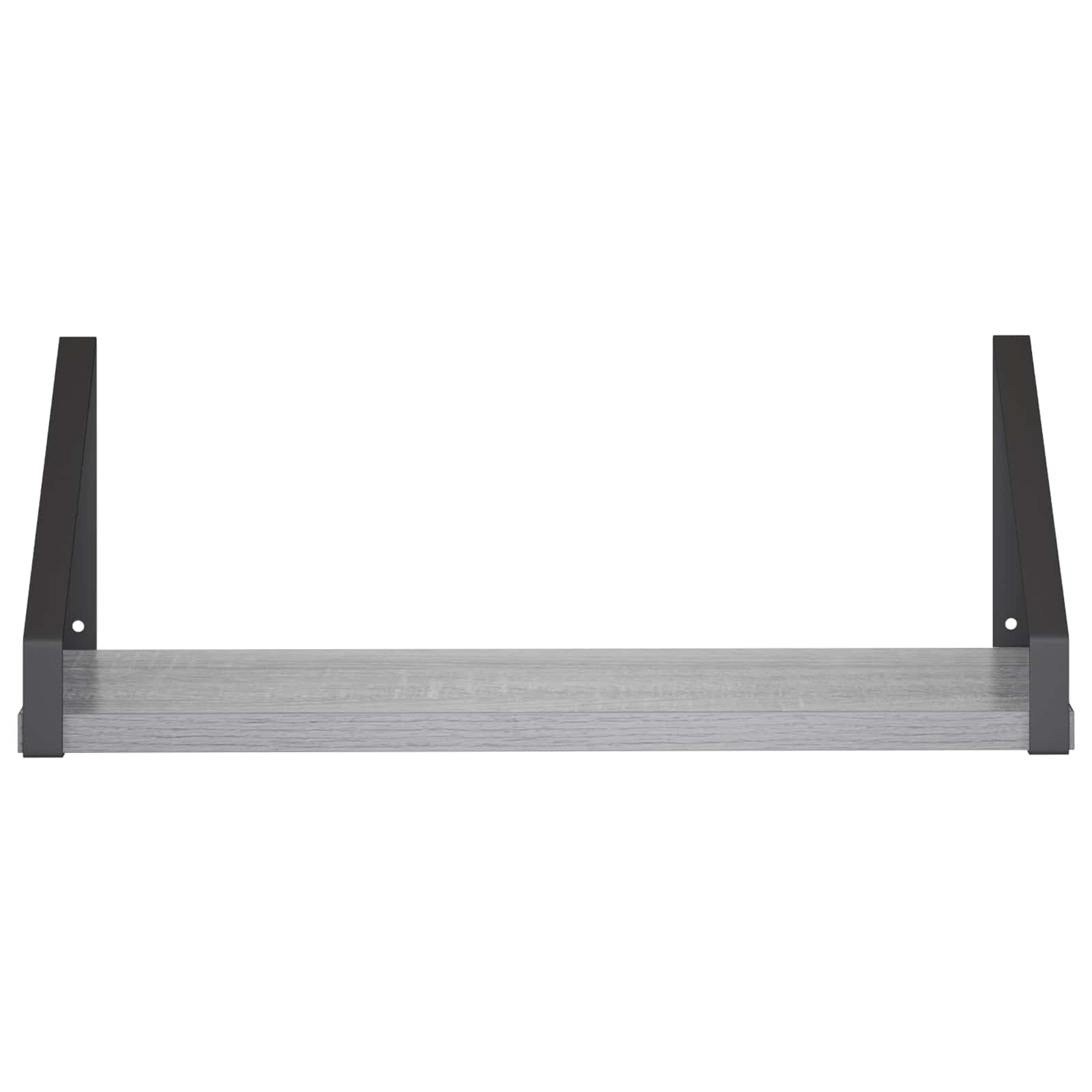 Stenske police 2 kos Siva Sonoma 40 x 16 x 15,5 cm