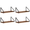 vidaXL Seinakarbid 4 tk Vana puit 40 x 16 x 15,5 cm
