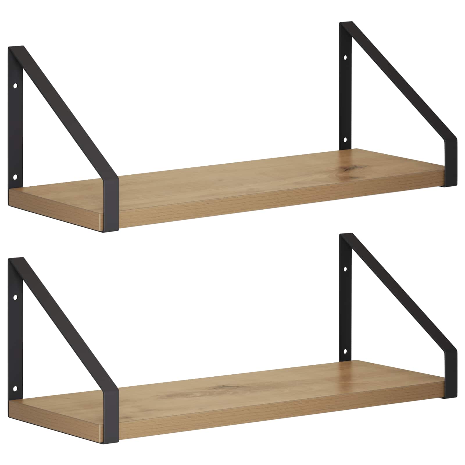 vidaXL Wandschappen 2 st Artisanaal eiken 40 x 16 x 15,5 cm, foto 3