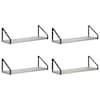 vidaXL Seinakarbid 4 tk Betoonhall 50 x 16 x 15,5 cm