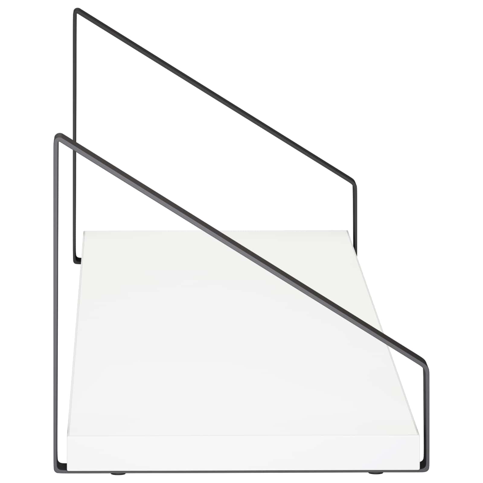 Stenske police 4 kos Bela 60 x 16 x 15,5 cm