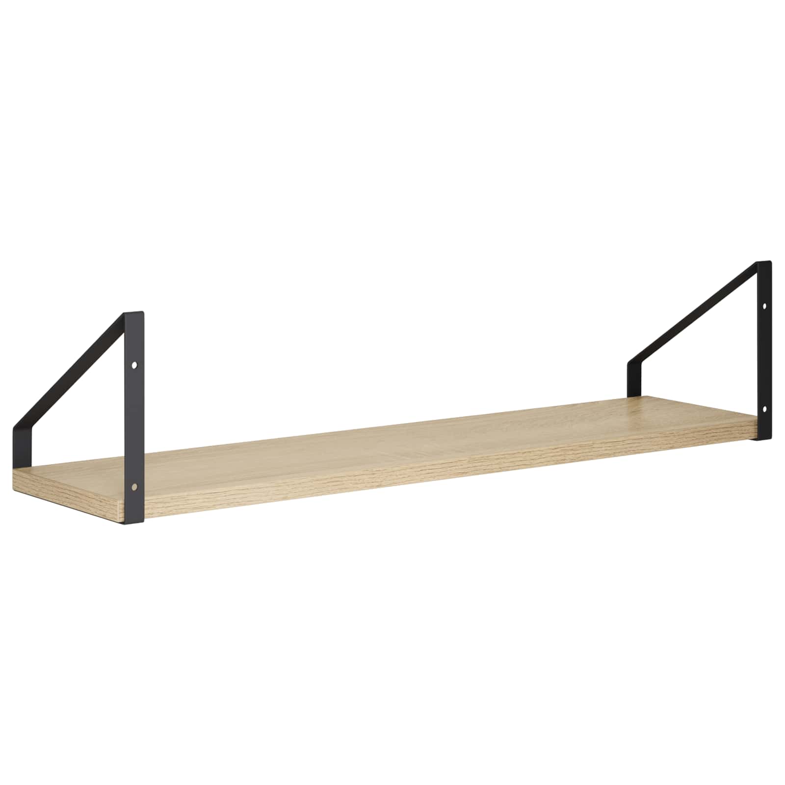 Stenske police 2 kos Sonoma hrast 60 x 16 x 15,5 cm