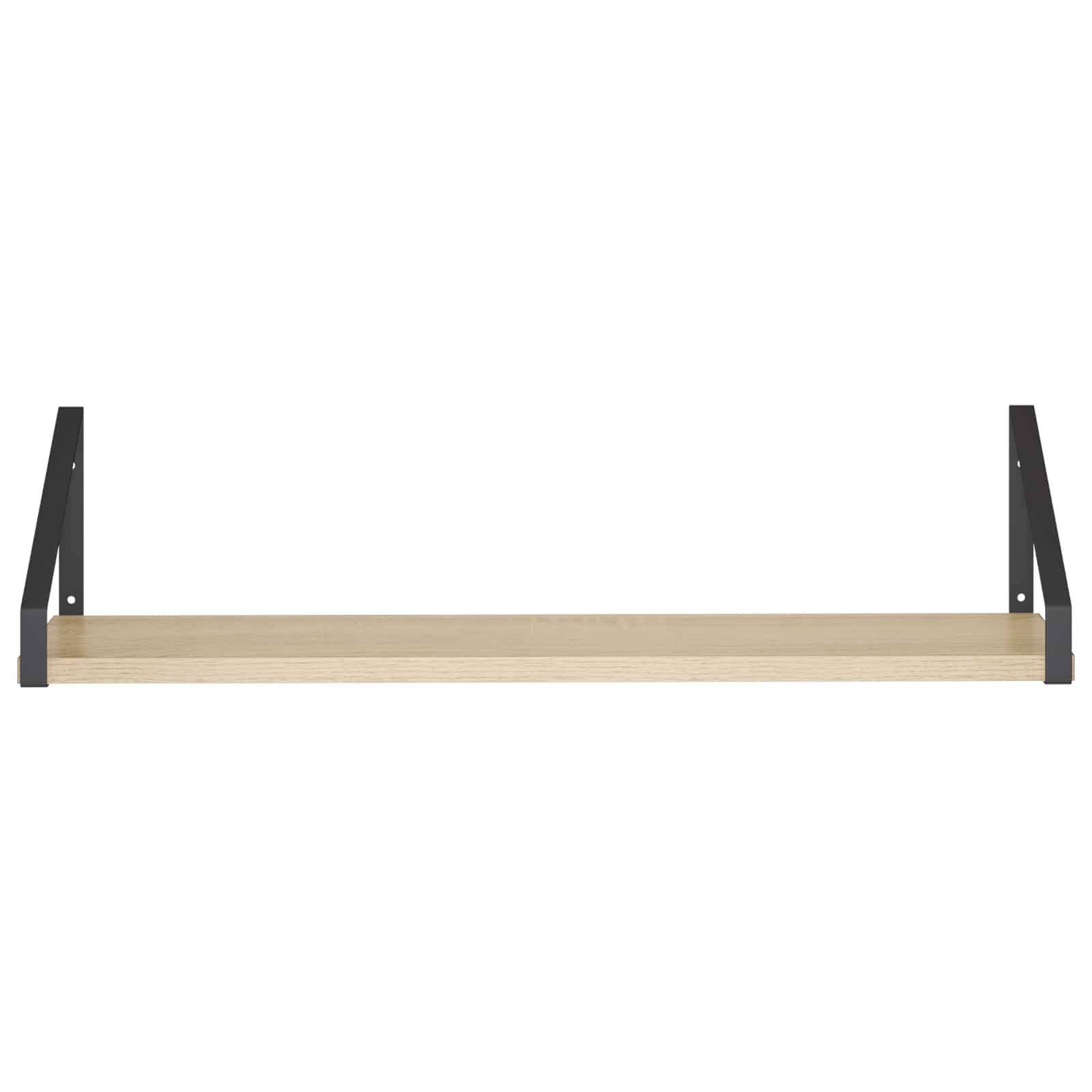 Stenske police 4 kos Sonoma hrast 60 x 16 x 15,5 cm