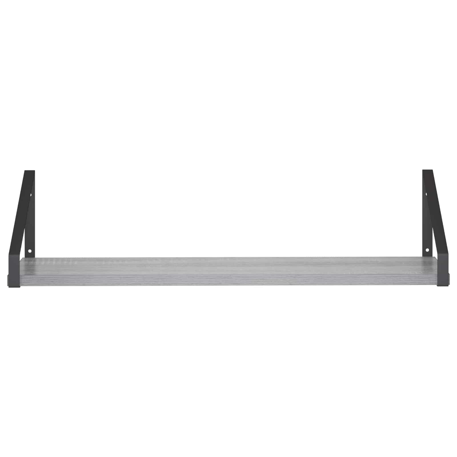Stenske police 2 kos Siva Sonoma 60 x 16 x 15,5 cm