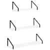 vidaXL Seinakarbid 3 tk Valge 60 x 16 x 15,5 cm