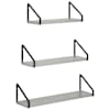 vidaXL Seinakarbid 3 tk Betoonhall 60 x 16 x 15,5 cm