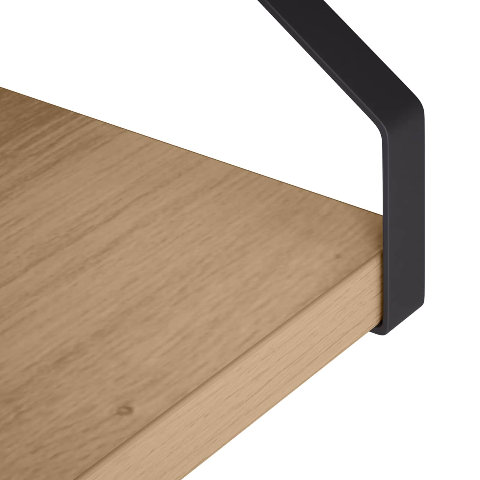 Stenske police 3 kos Artisan hrast 60 x 16 x 15,5 cm