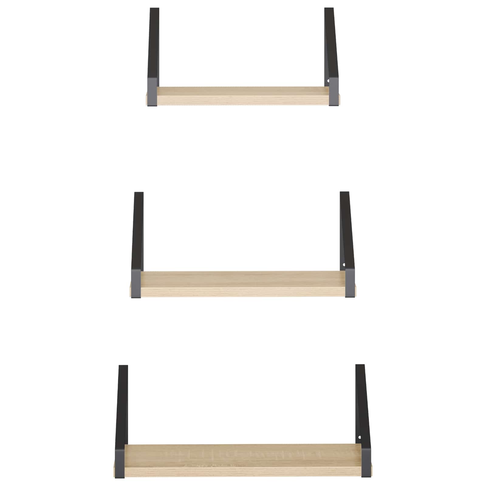 vidaXL Wandschappen 6 st Sonoma Eiken 40 x 16 x 15,5 cm, foto 2