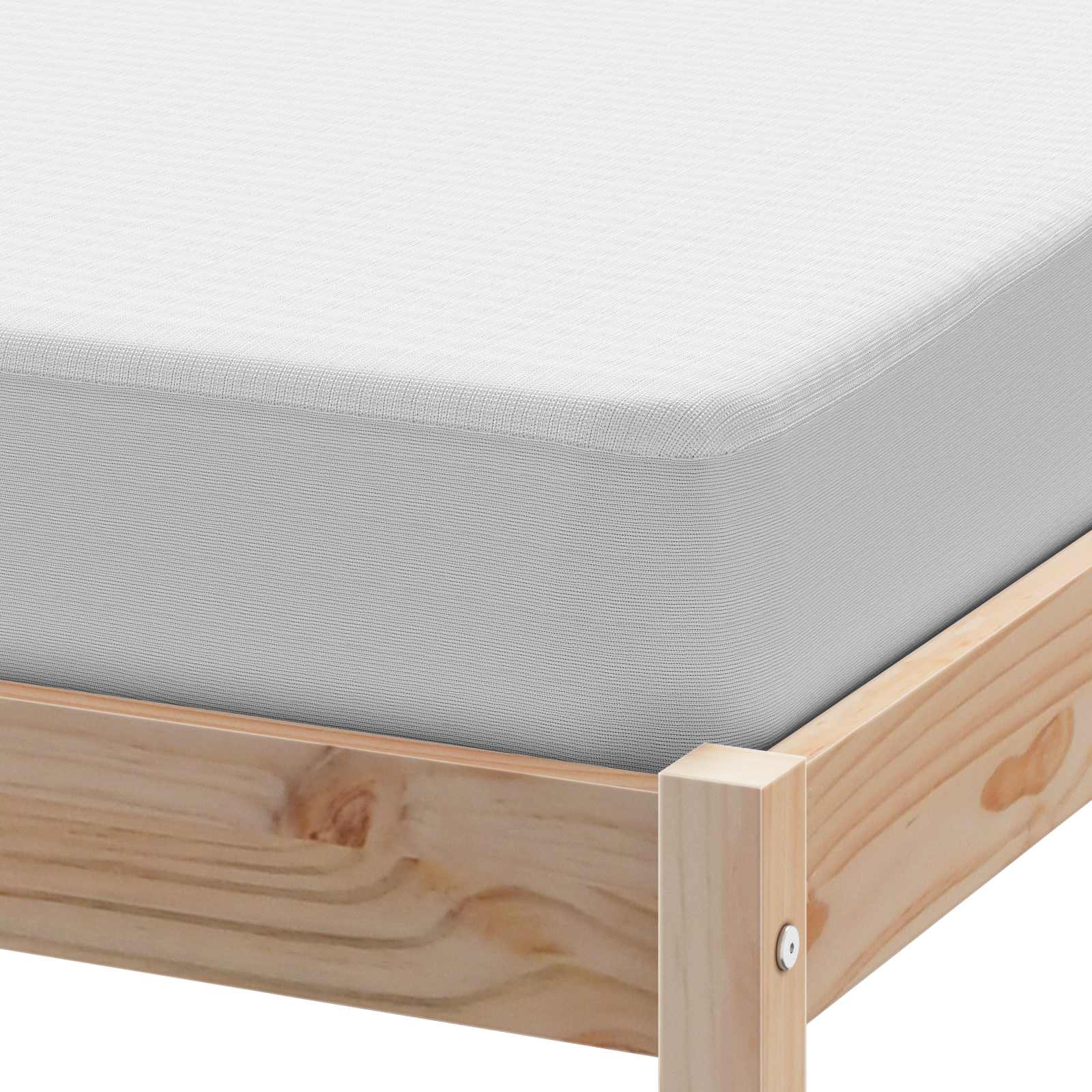 vidaXL - Mattress - Protector - 2 - st - 100 - x - 200 - cm - Waterdicht - Wit