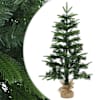 vidaXL Mini j&otilde;ulupuu 45 cm PVC ja PE Roheline