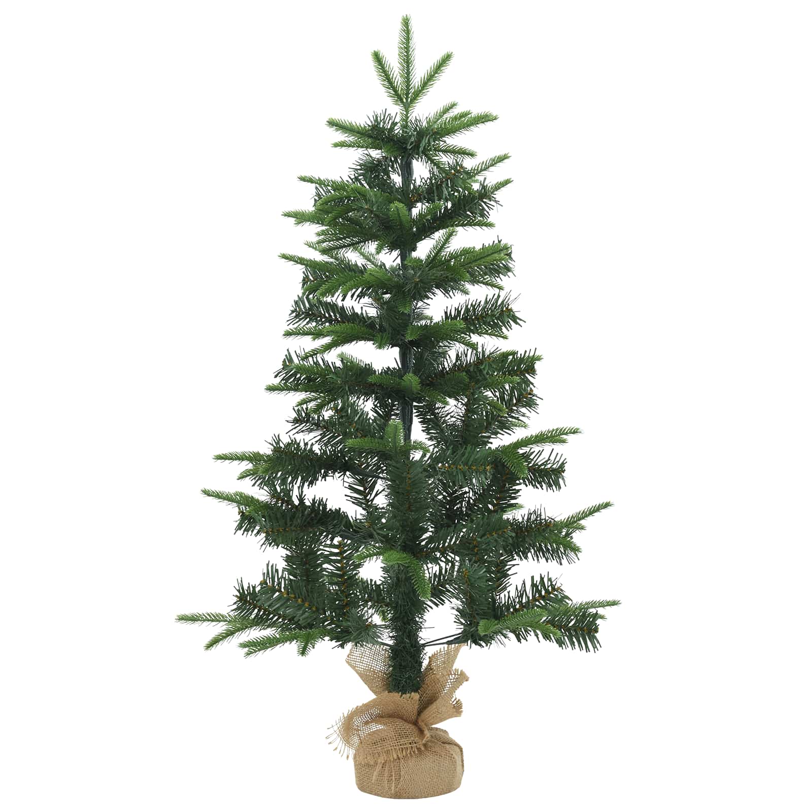 Mini božično drevesce 45 cm PVC in PE Zelena