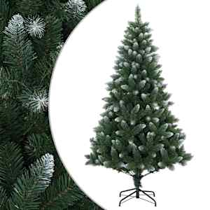 vidaXL Tehisj&otilde;ulupuu 120 cm PVC ja metall Roheline