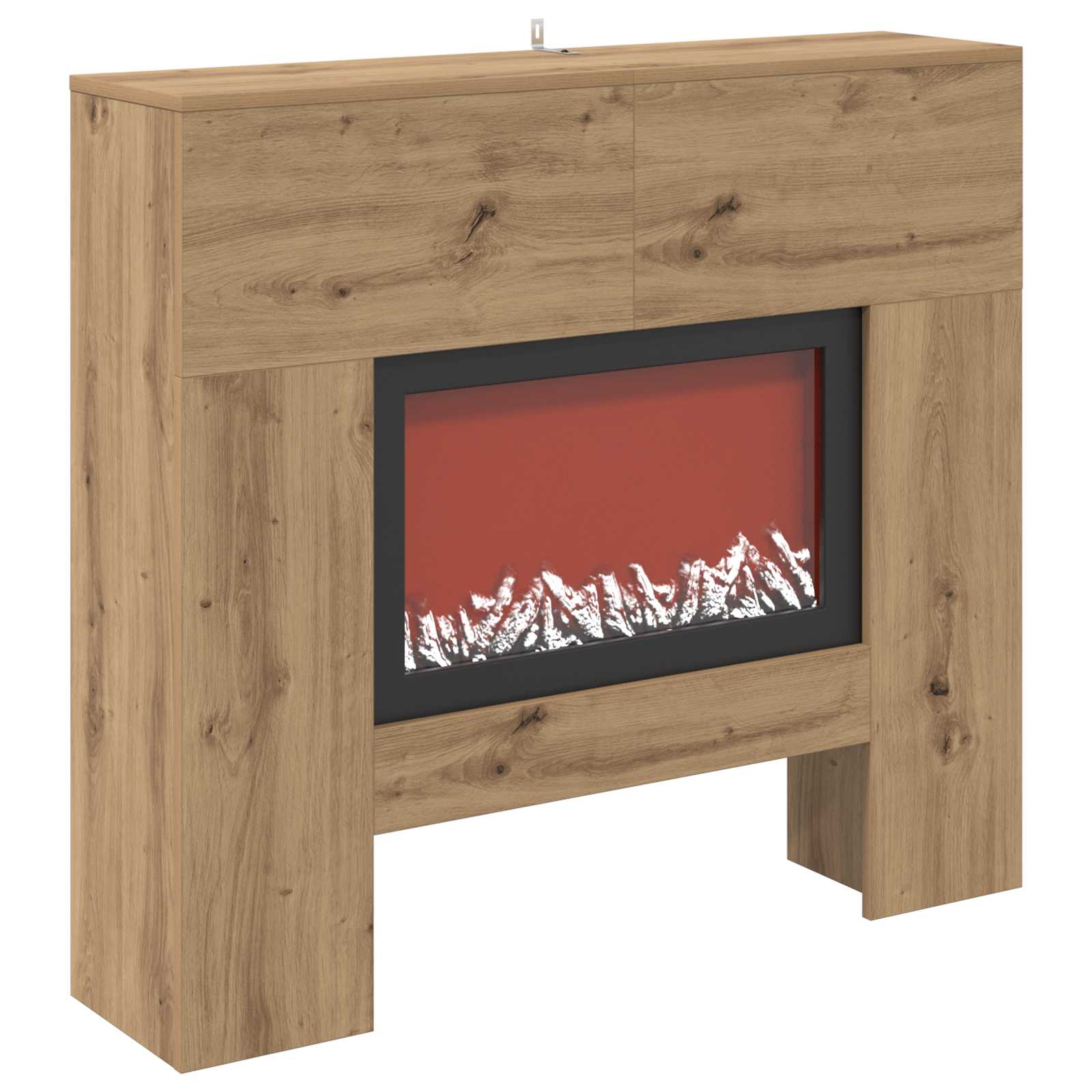 Električni kamin Artisan hrast 100 x 24,5 x 90 cm