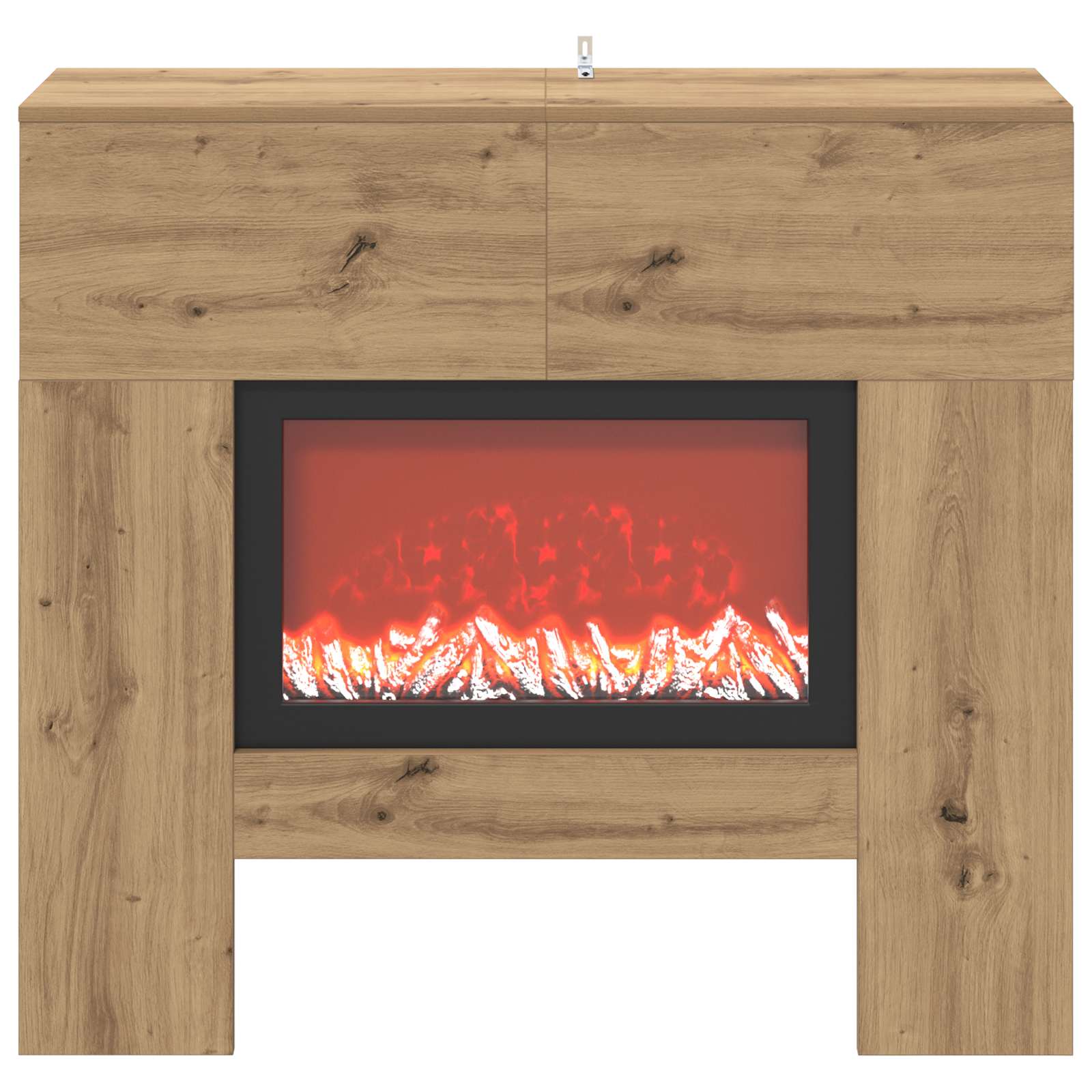 Električni kamin Artisan hrast 100 x 24,5 x 90 cm