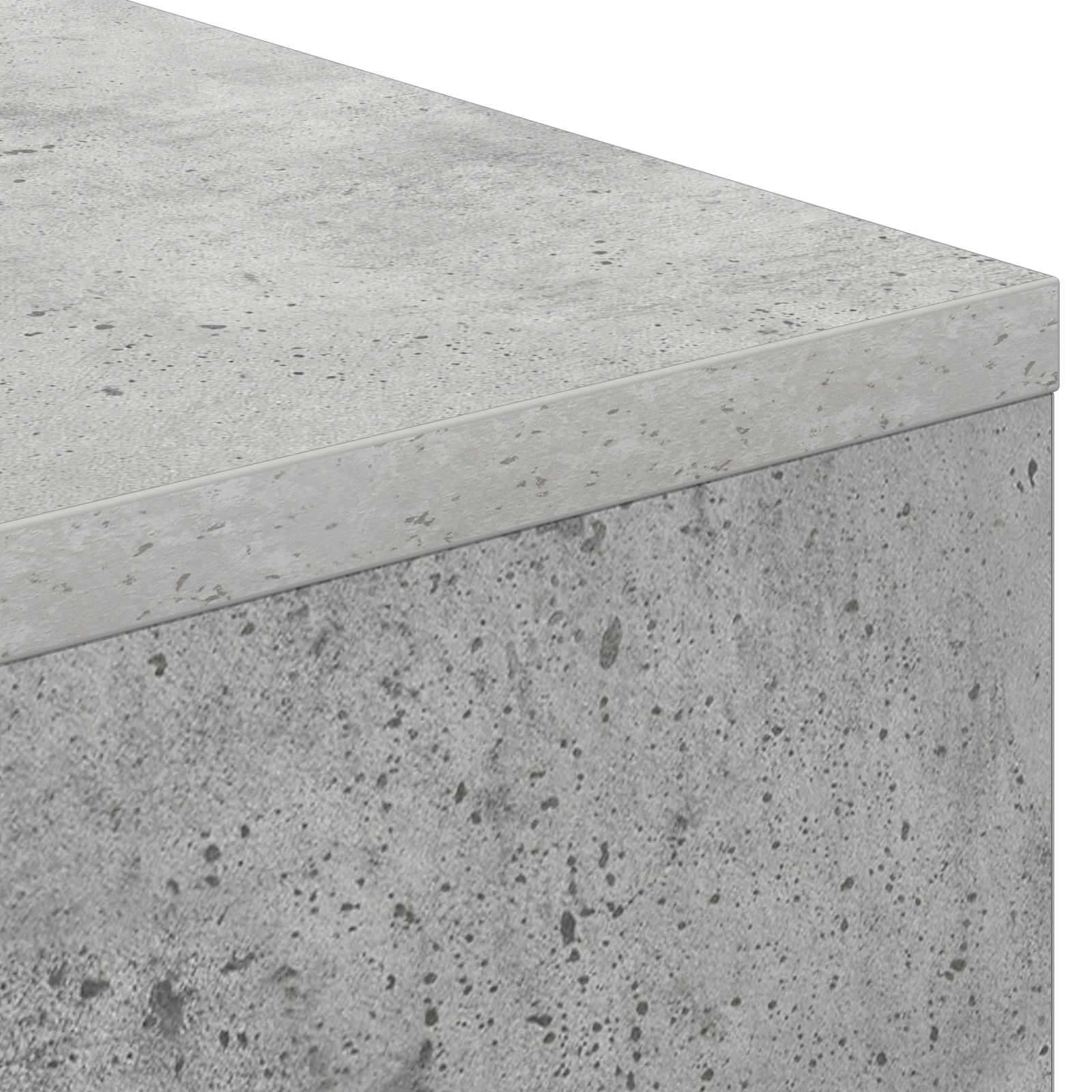 Električni kamin Beton 75 x 24,5 x 75 cm Inženirski les