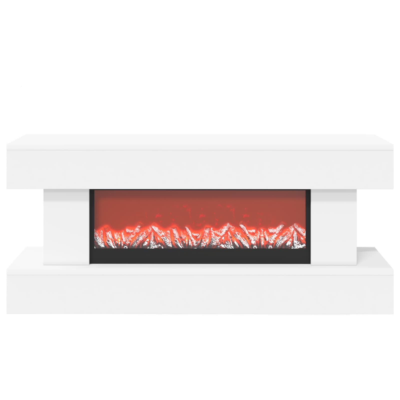 Električni kamin Bela 100 x 30 x 44 cm Inženirski les