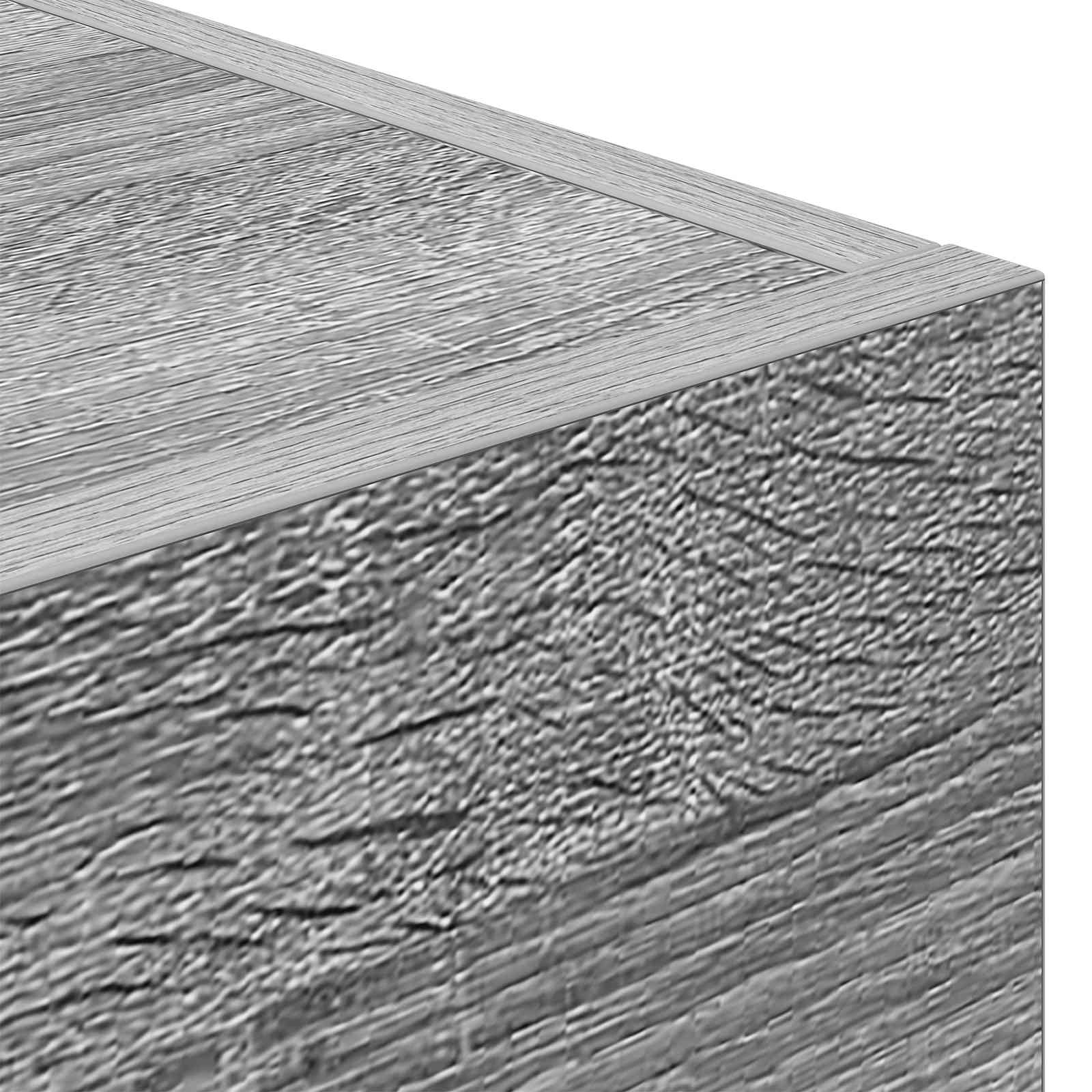 Električni kamin Siva Sonoma 100 x 30 x 44 cm Inženirski les