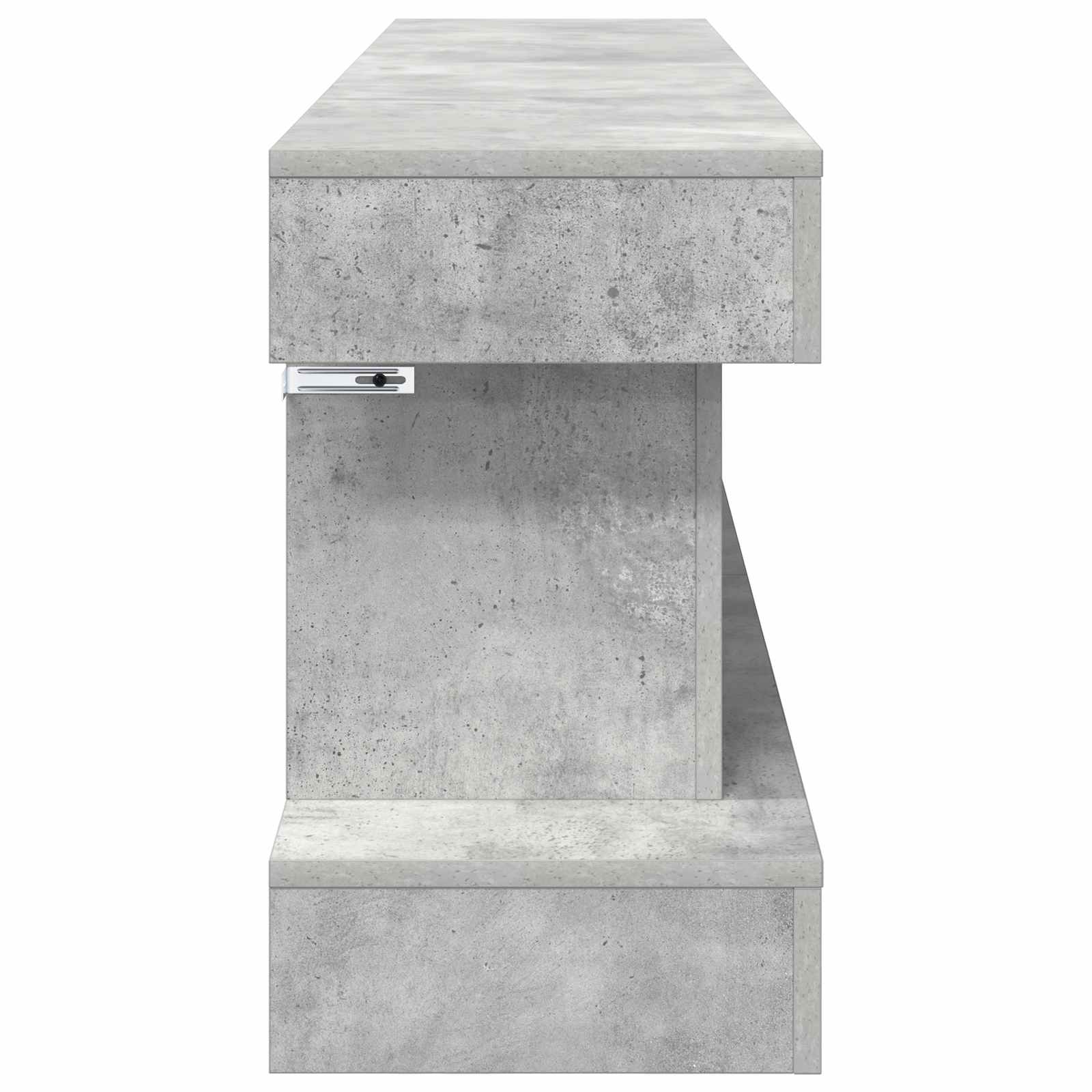 Električni kamin Beton 150 x 30 x 50 cm Inženirski les
