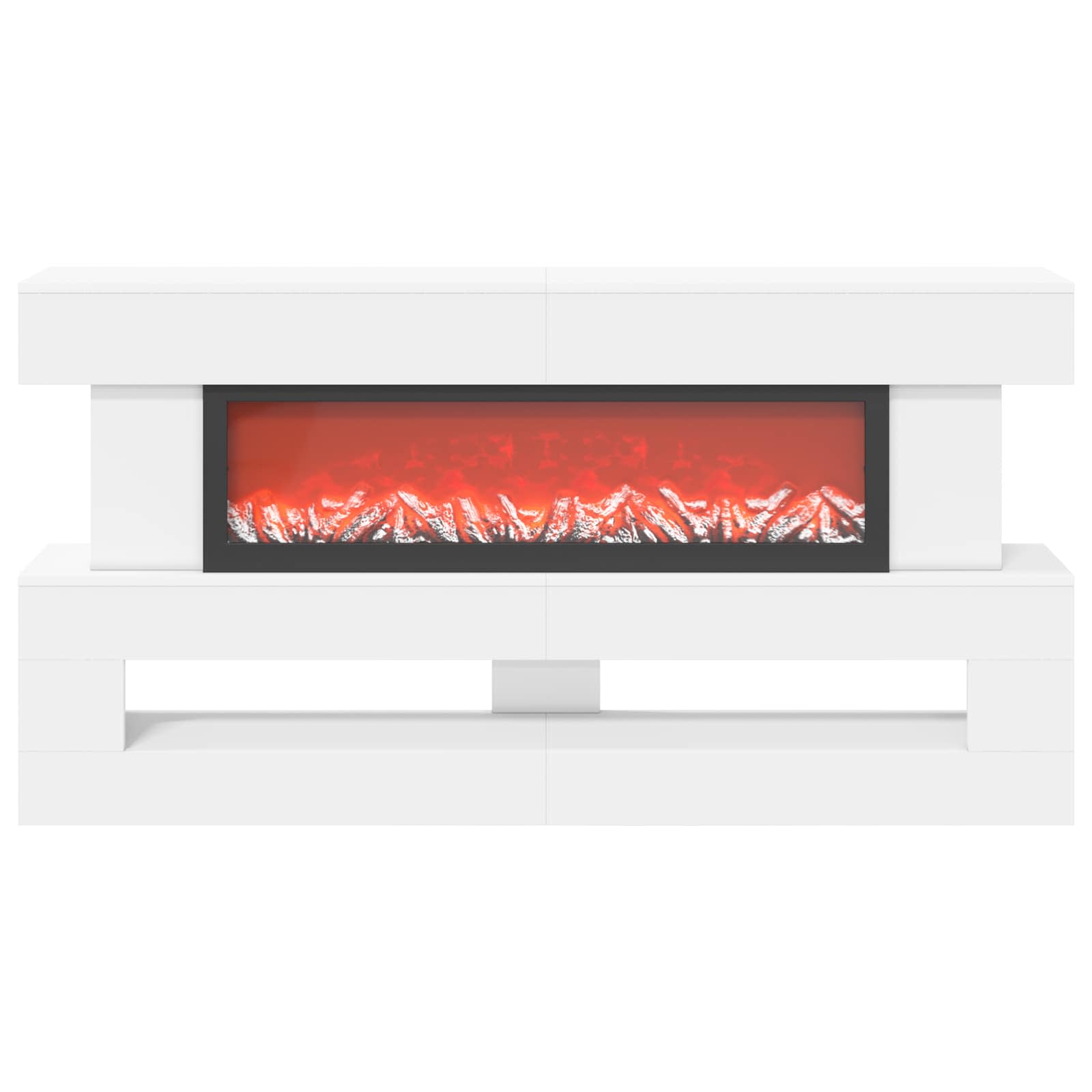 Električni kamin Bela 150 x 21 x 77 cm Inženirski les