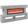 vidaXL Elektriline kamin Hall Sonoma 150 x 21 x 77 cm Tehispuit