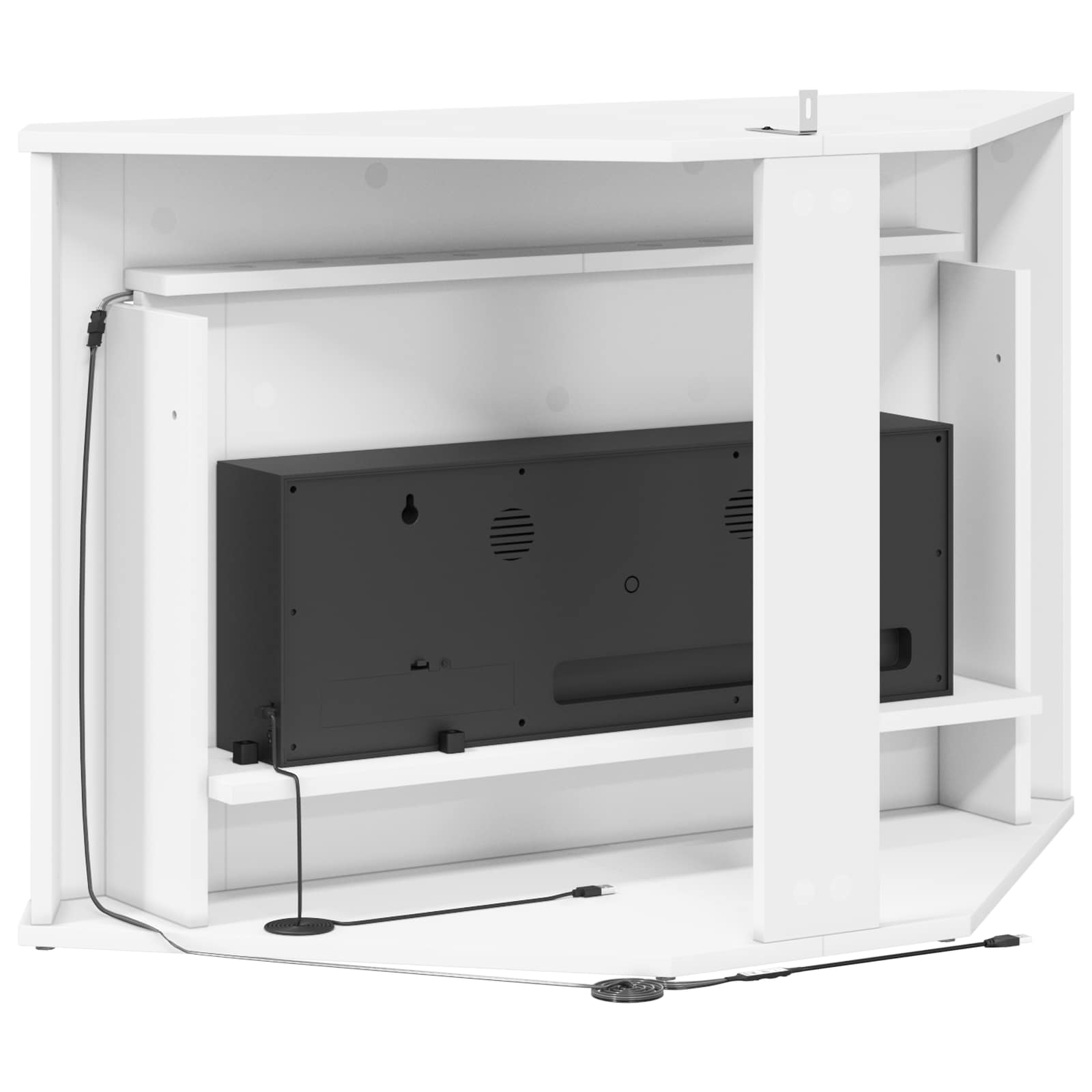 Kamin z LED-trakom Bela 95 x 42,5 x 60 cm Inženirski les