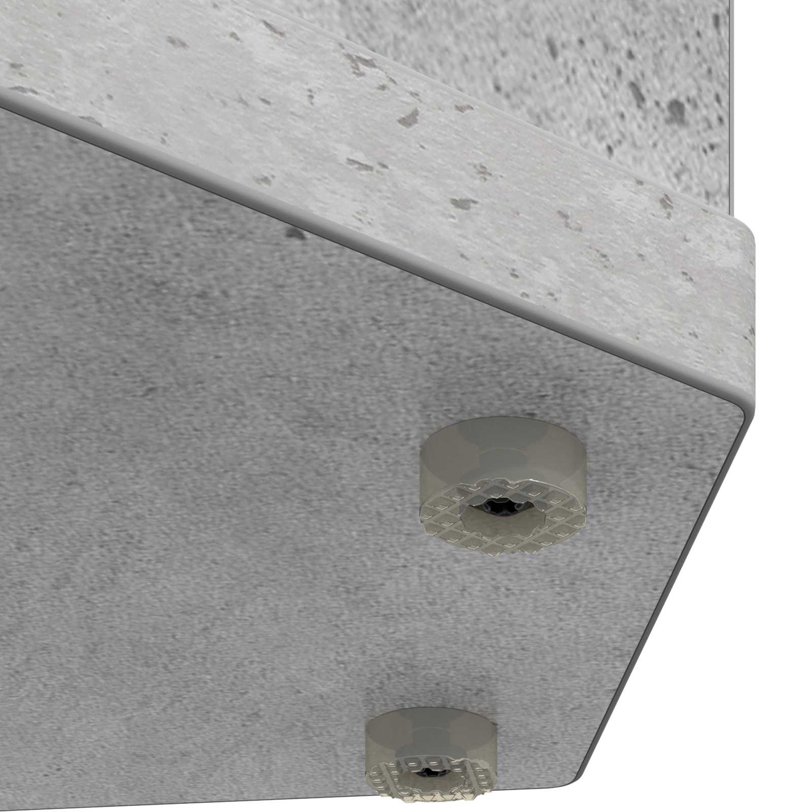 Kamin z LED-trakom Beton 95 x 42,5 x 60 cm Inženirski les