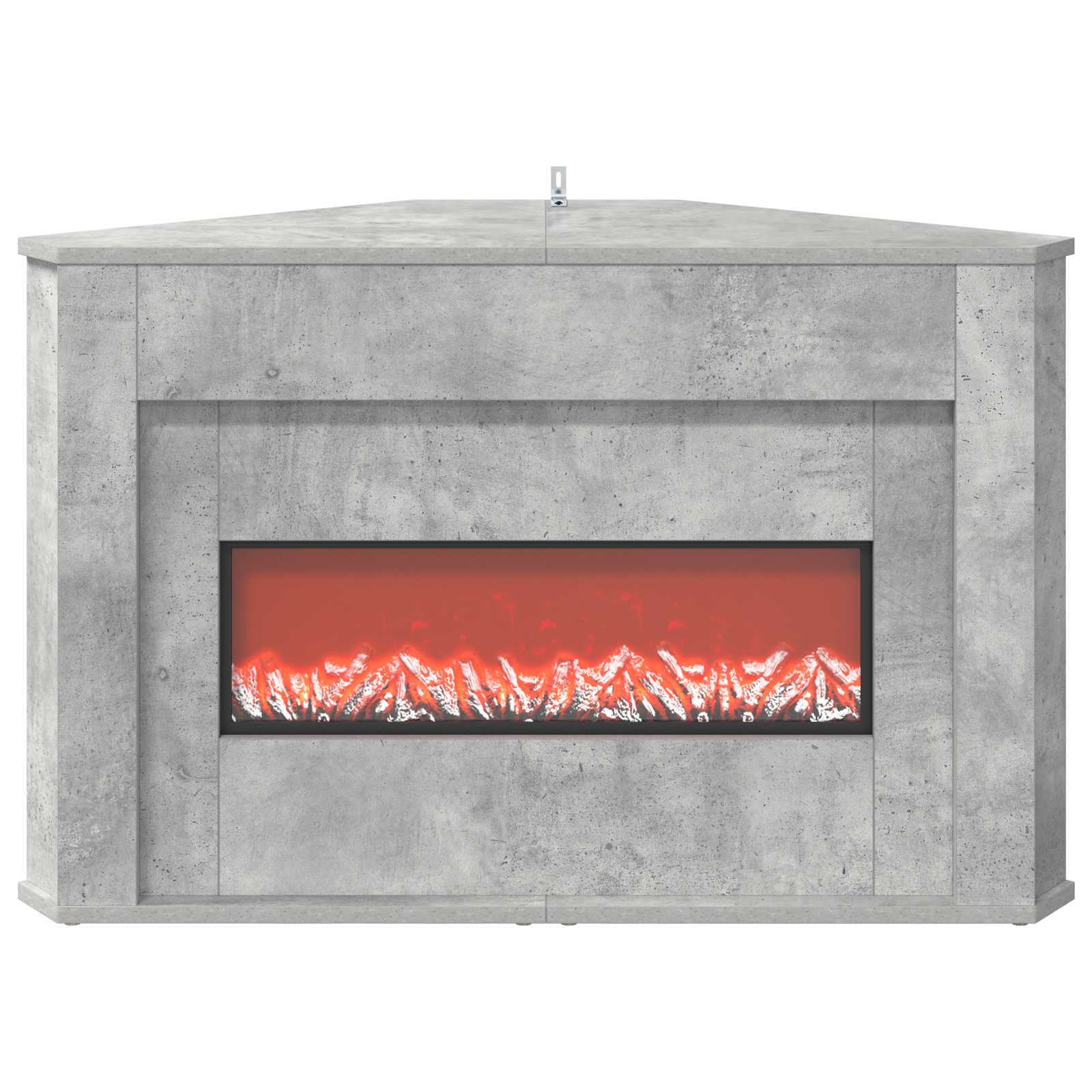 Kamin z LED-trakom Beton 95 x 42,5 x 60 cm Inženirski les