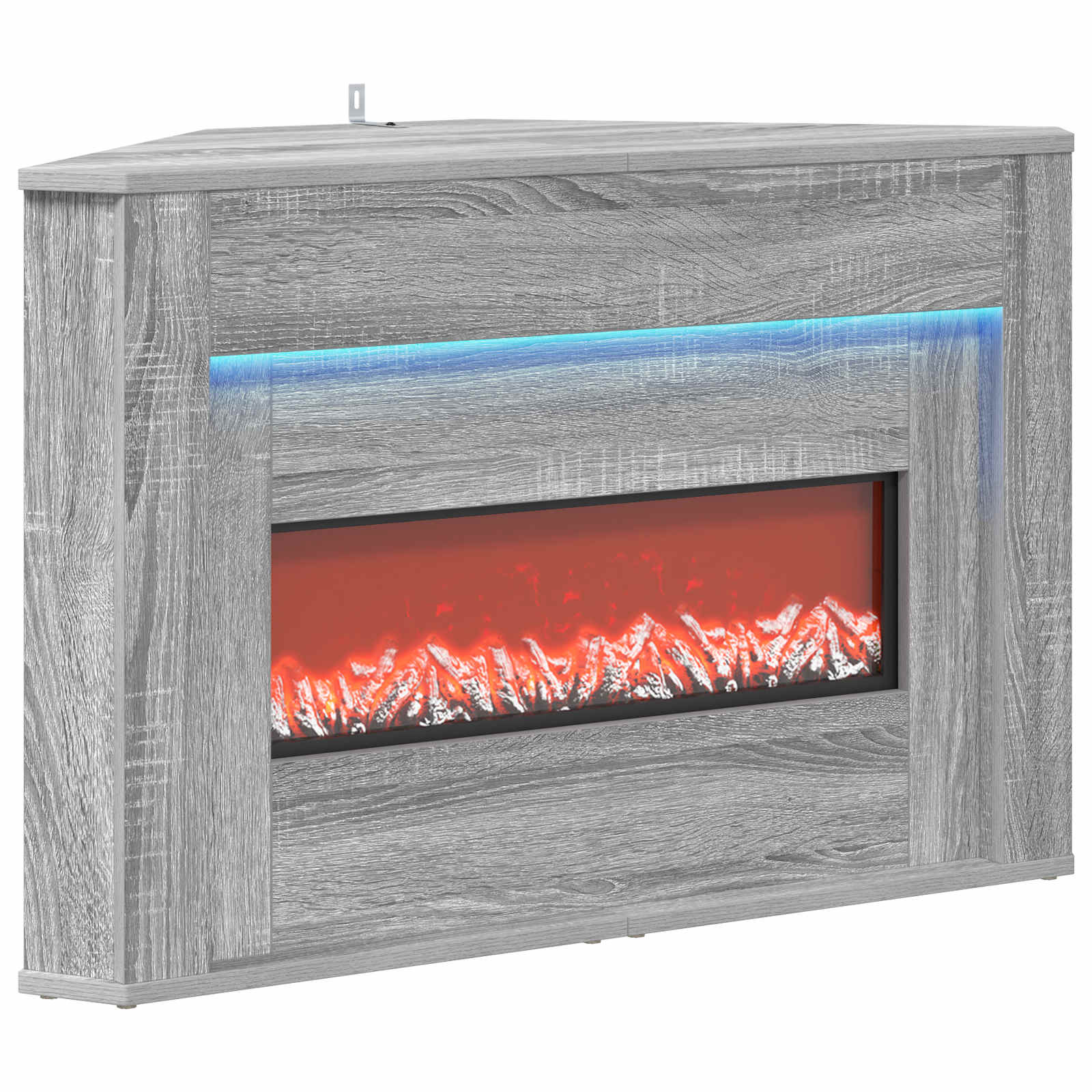 Kamin z LED-trakom Siva Sonoma 95 x 42,5 x 60 cm Inženirski les