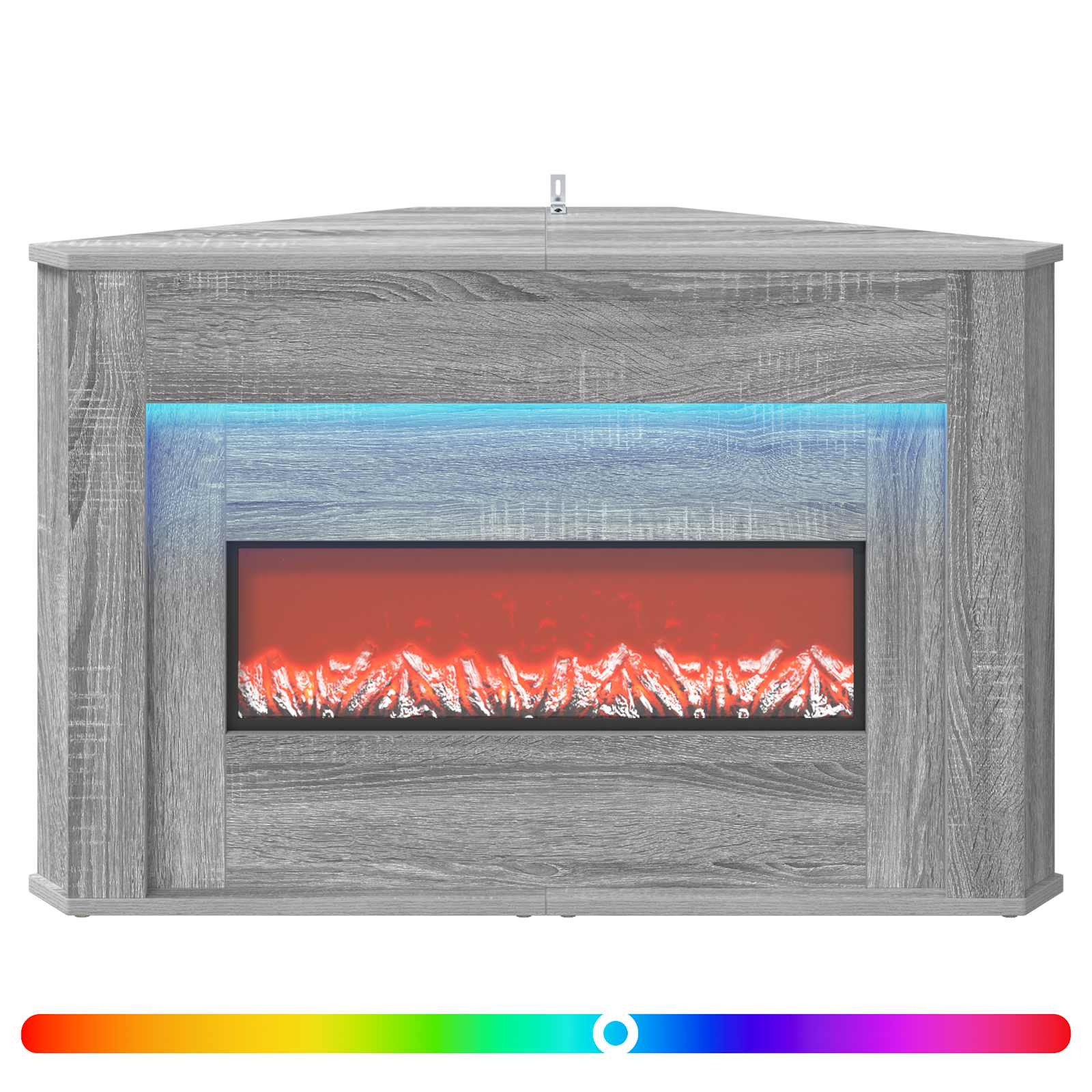 Kamin z LED-trakom Siva Sonoma 95 x 42,5 x 60 cm Inženirski les
