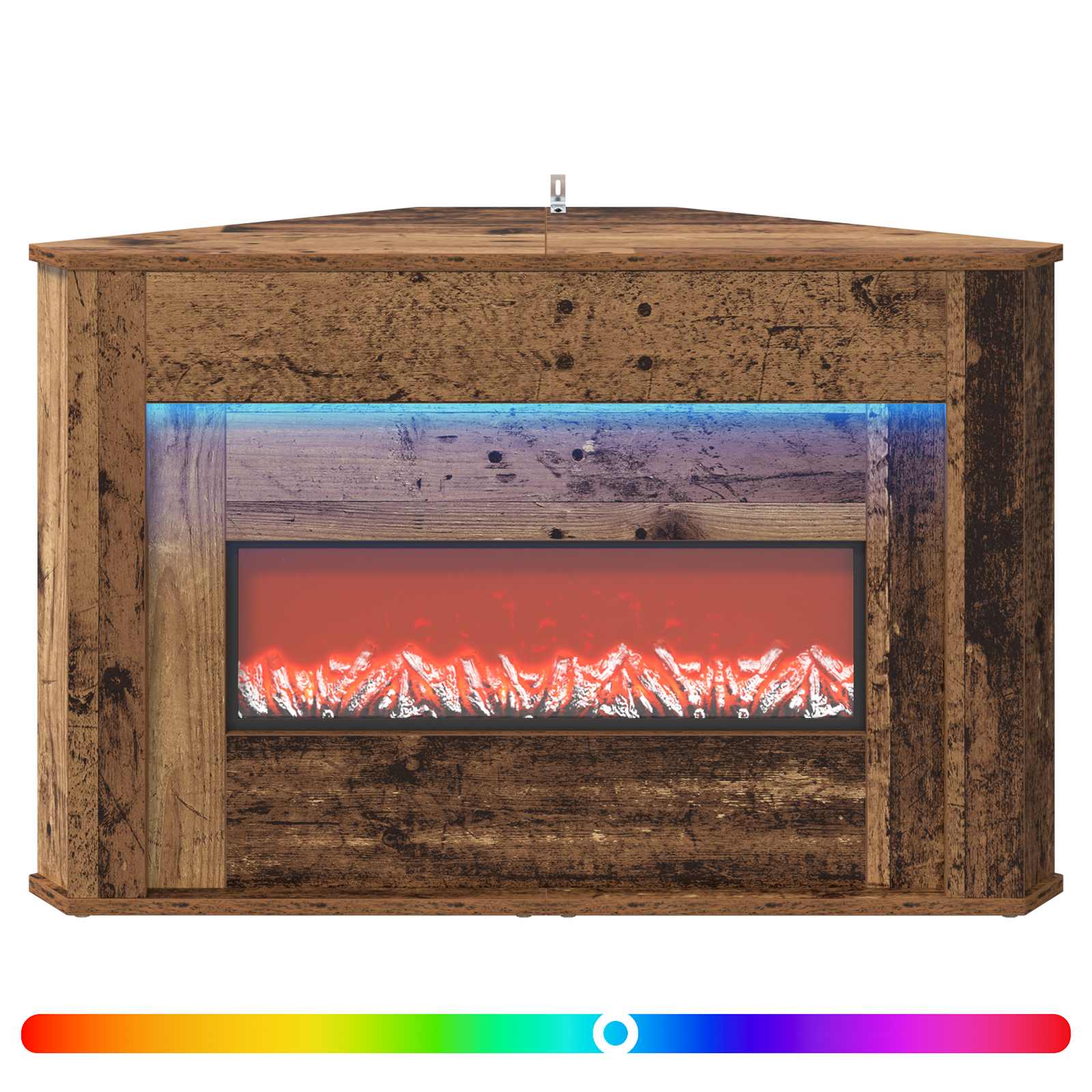 Kamin z LED-trakom Star les 95 x 42,5 x 60 cm Inženirski les