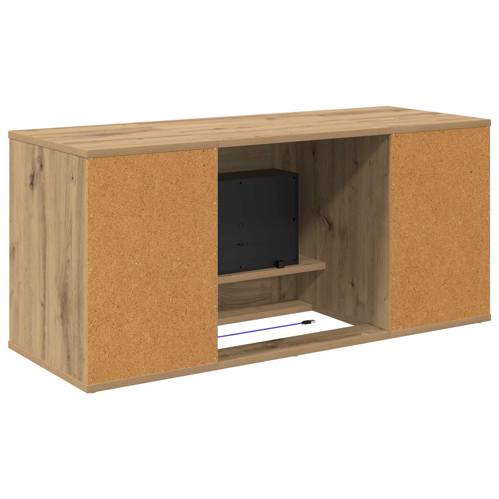 Električni kamin Artisan hrast 100 x 37 x 45,5 cm