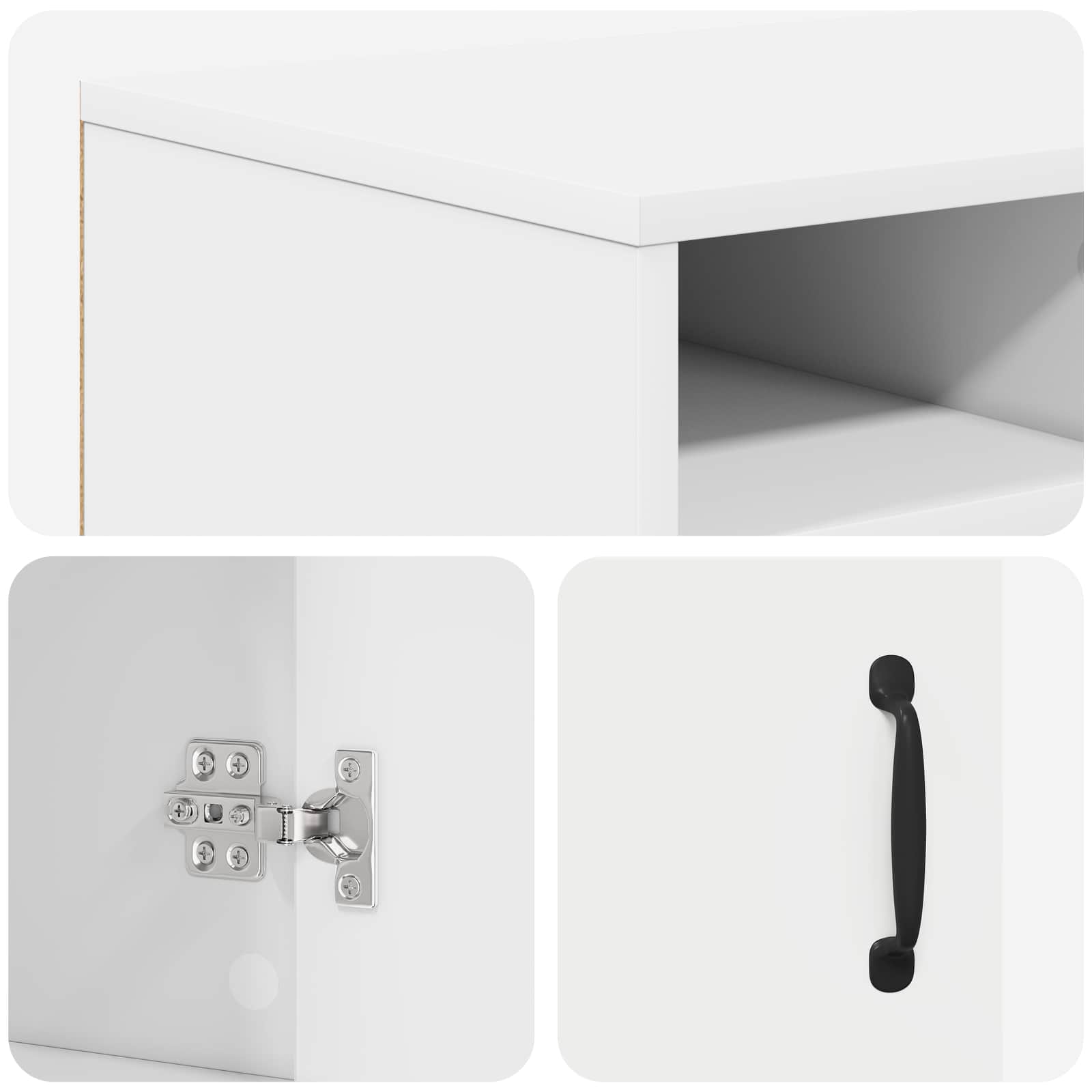 Električni kamin Bela 100 x 33 x 55 cm Inženirski les