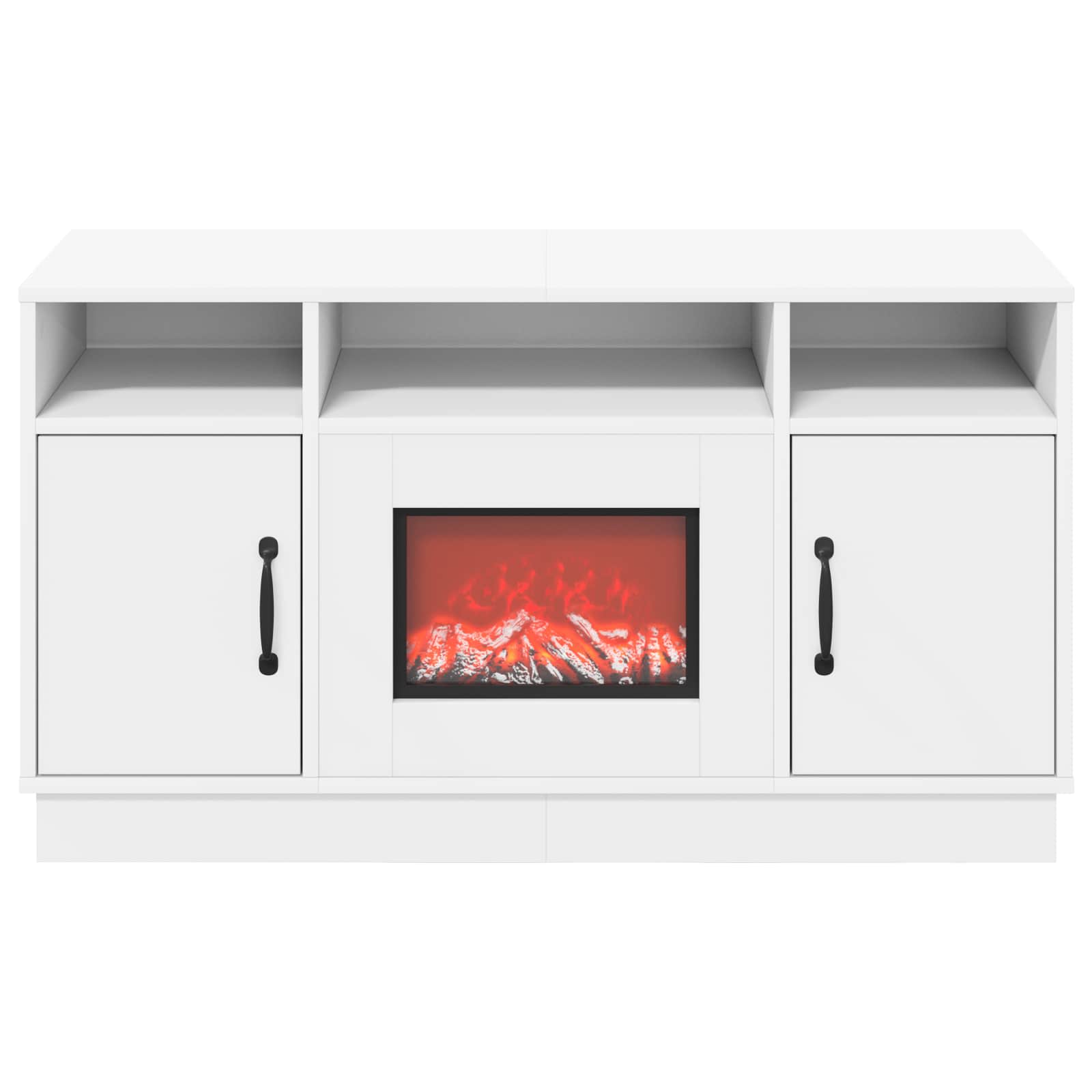 Električni kamin Bela 100 x 33 x 55 cm Inženirski les