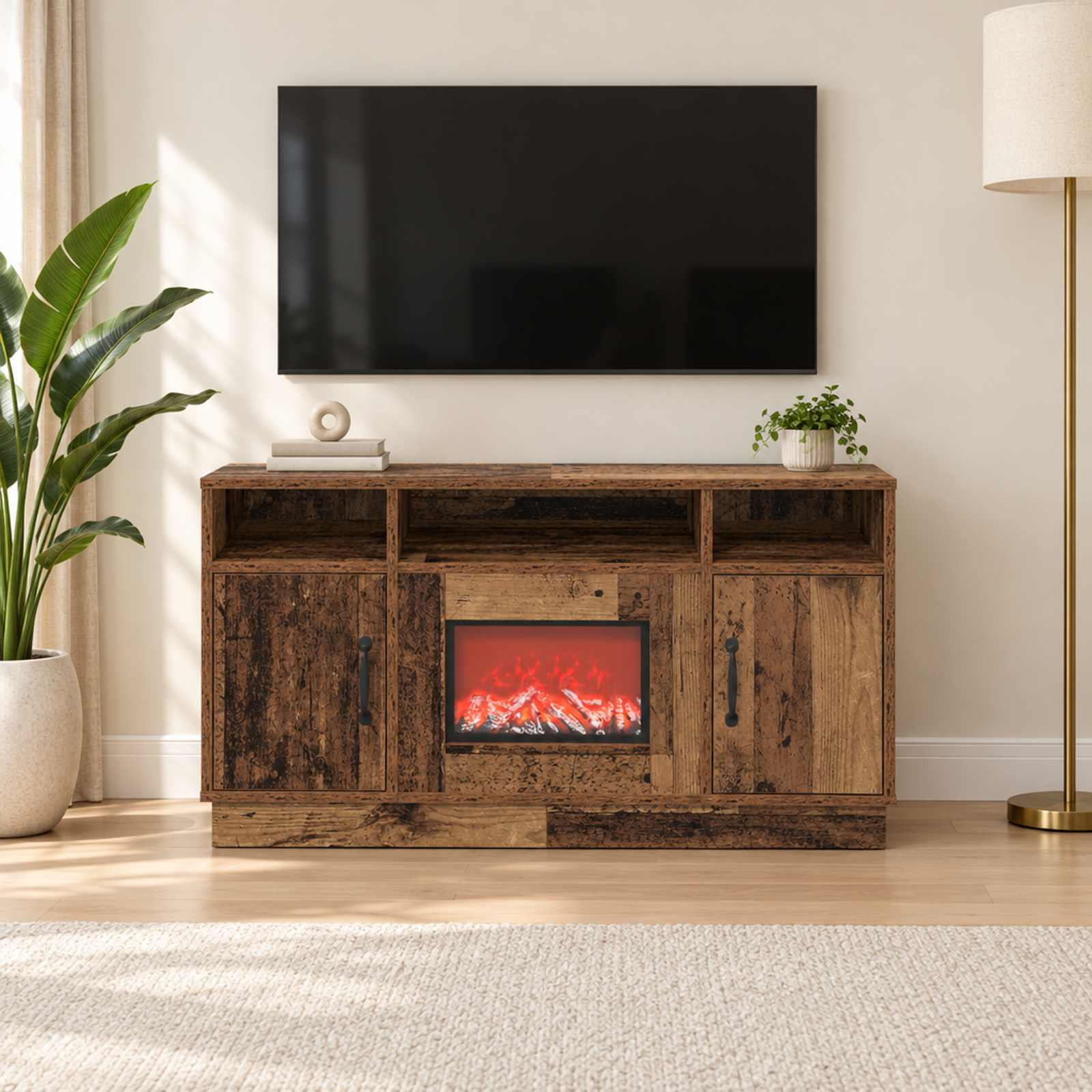Električni kamin Star les 100 x 33 x 55 cm Inženirski les