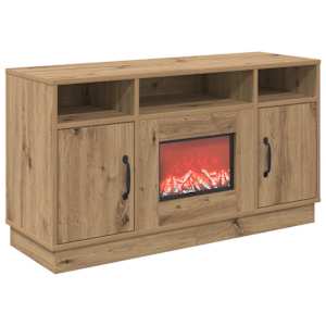 vidaXL Elektriline kamin Artisan tamm 100 x 33 x 55 cm Tehispuit