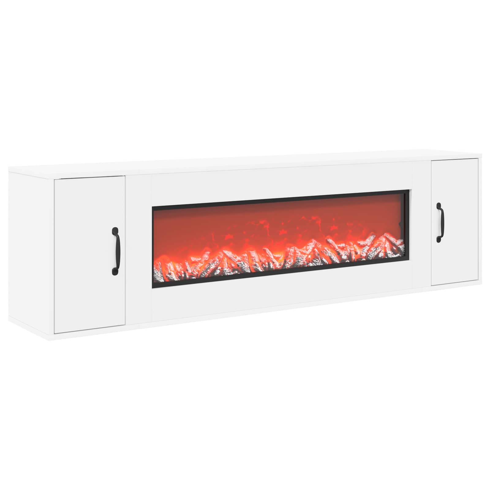 Električni kamin Bela 155 x 30 x 44 cm Inženirski les