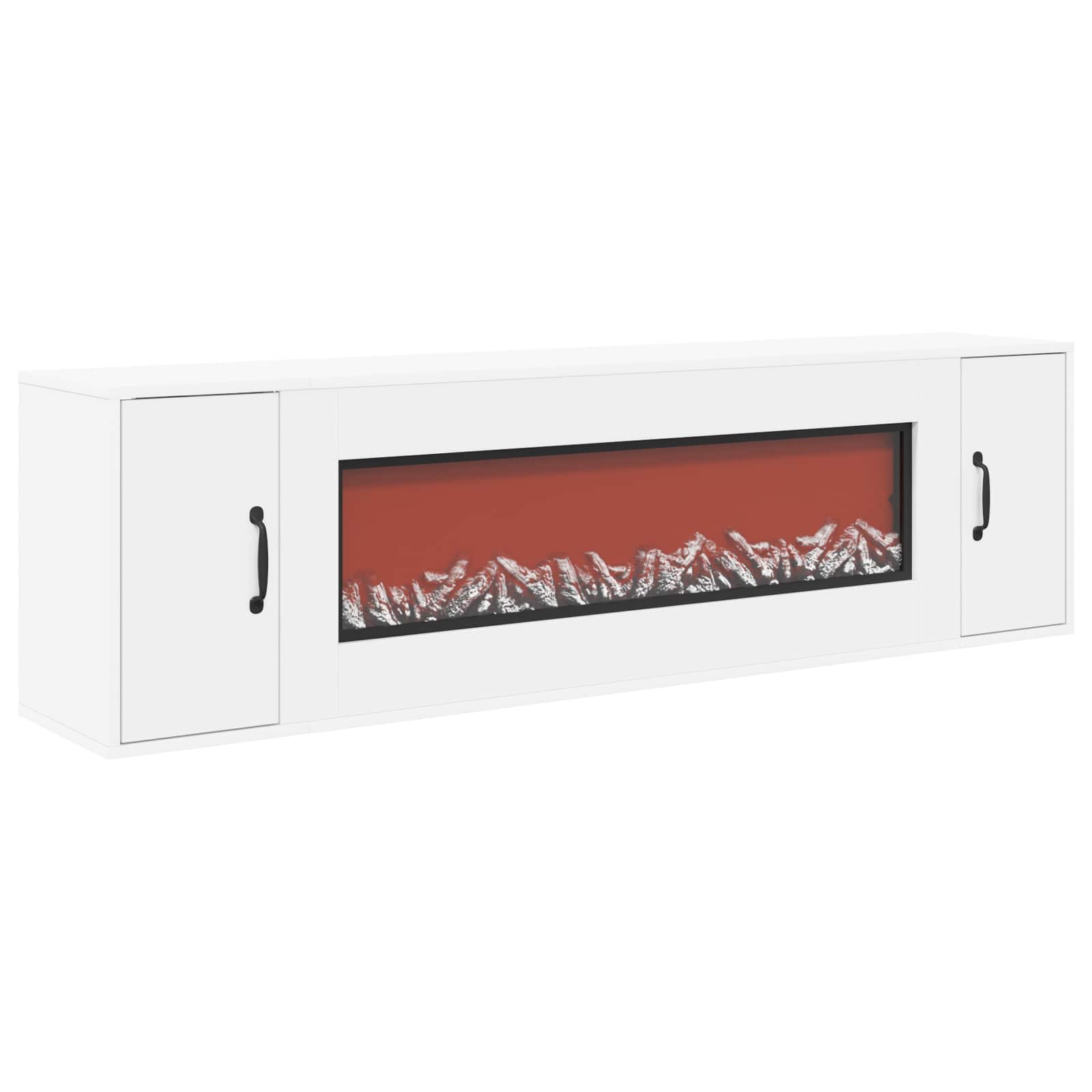 Električni kamin Bela 155 x 30 x 44 cm Inženirski les