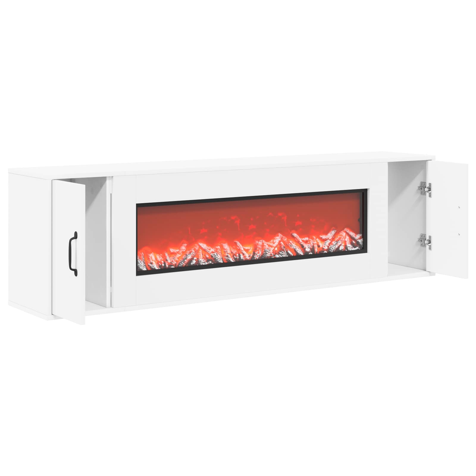 Električni kamin Bela 155 x 30 x 44 cm Inženirski les