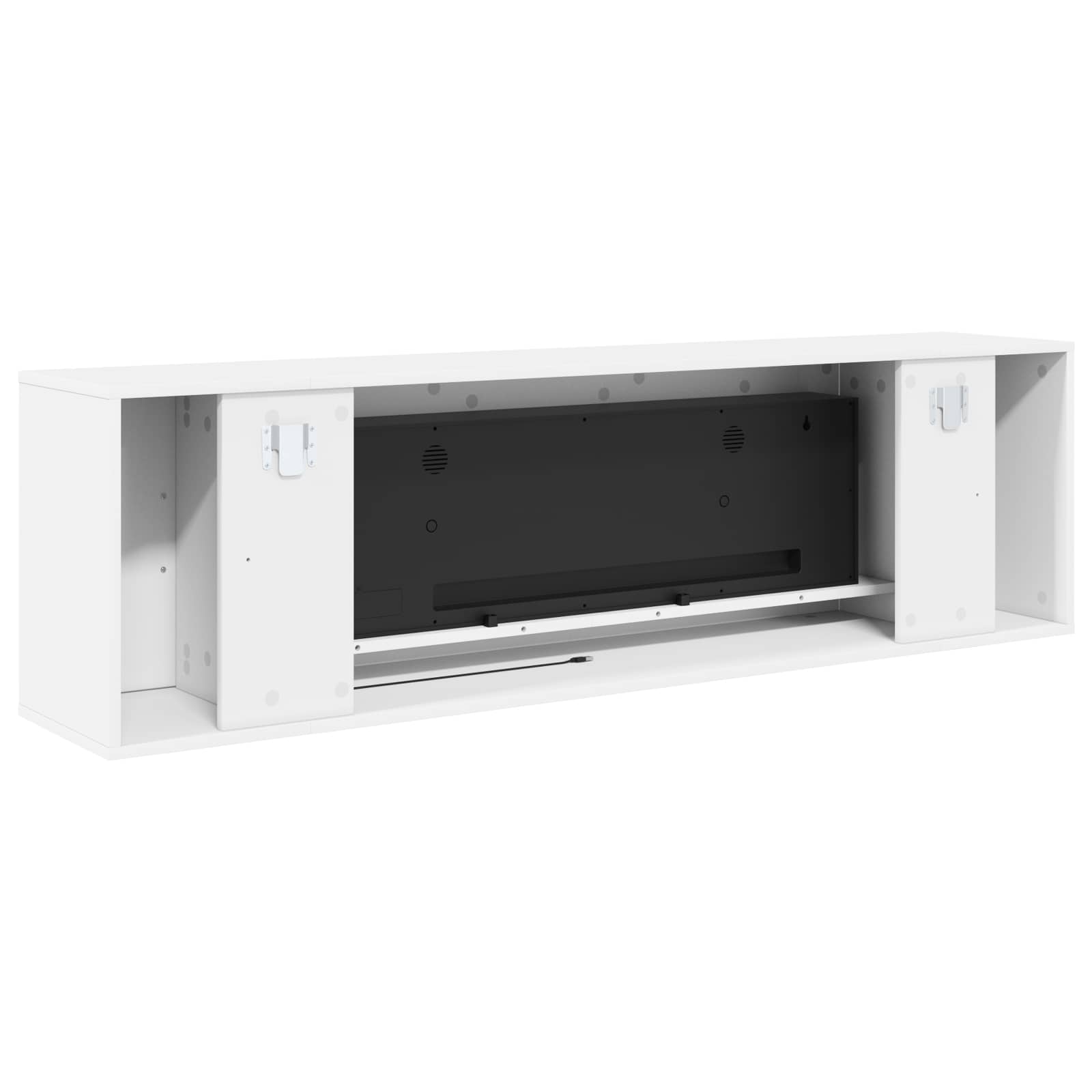 Električni kamin Bela 155 x 30 x 44 cm Inženirski les