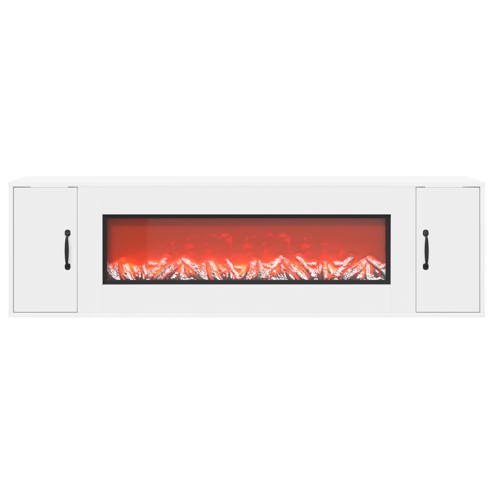 Električni kamin Bela 155 x 30 x 44 cm Inženirski les