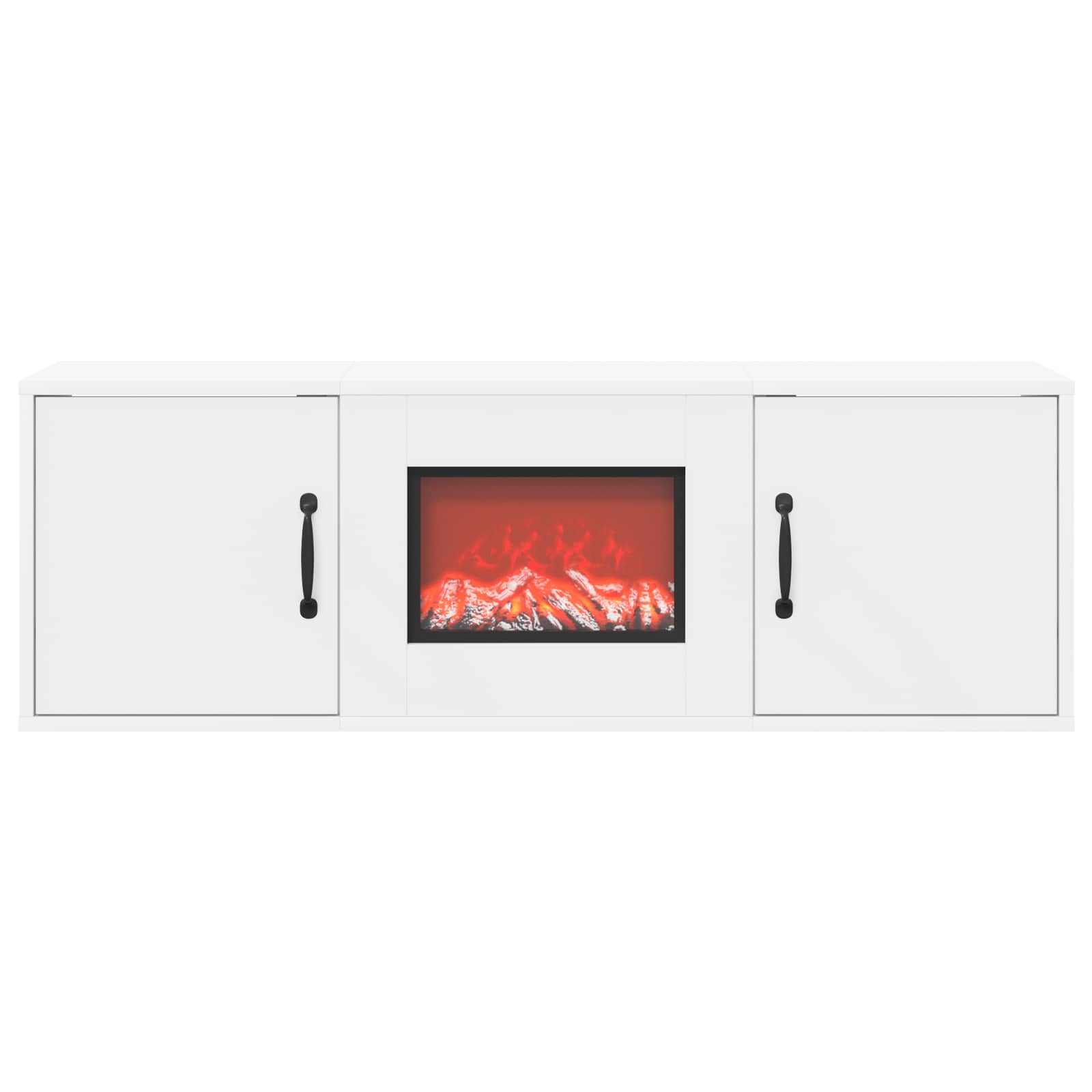Električni kamin Bela 110 x 30 x 36,5 cm Inženirski les