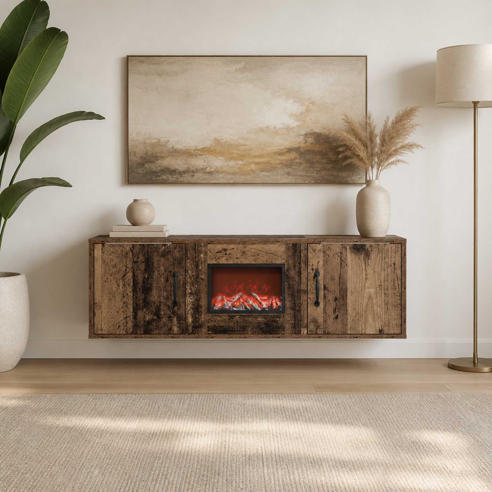 Električni kamin Star les 110 x 30 x 36,5 cm Inženirski les