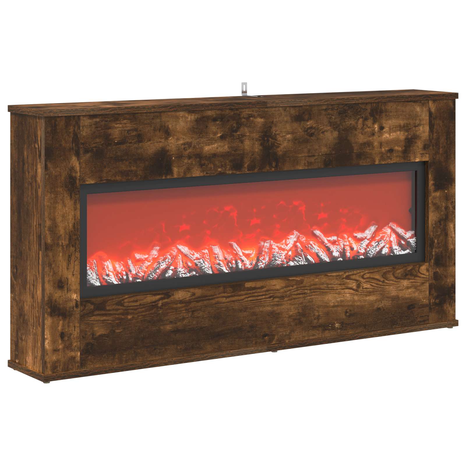 Električni kamin Dimljen hrast 114 x 18 x 58,5 cm