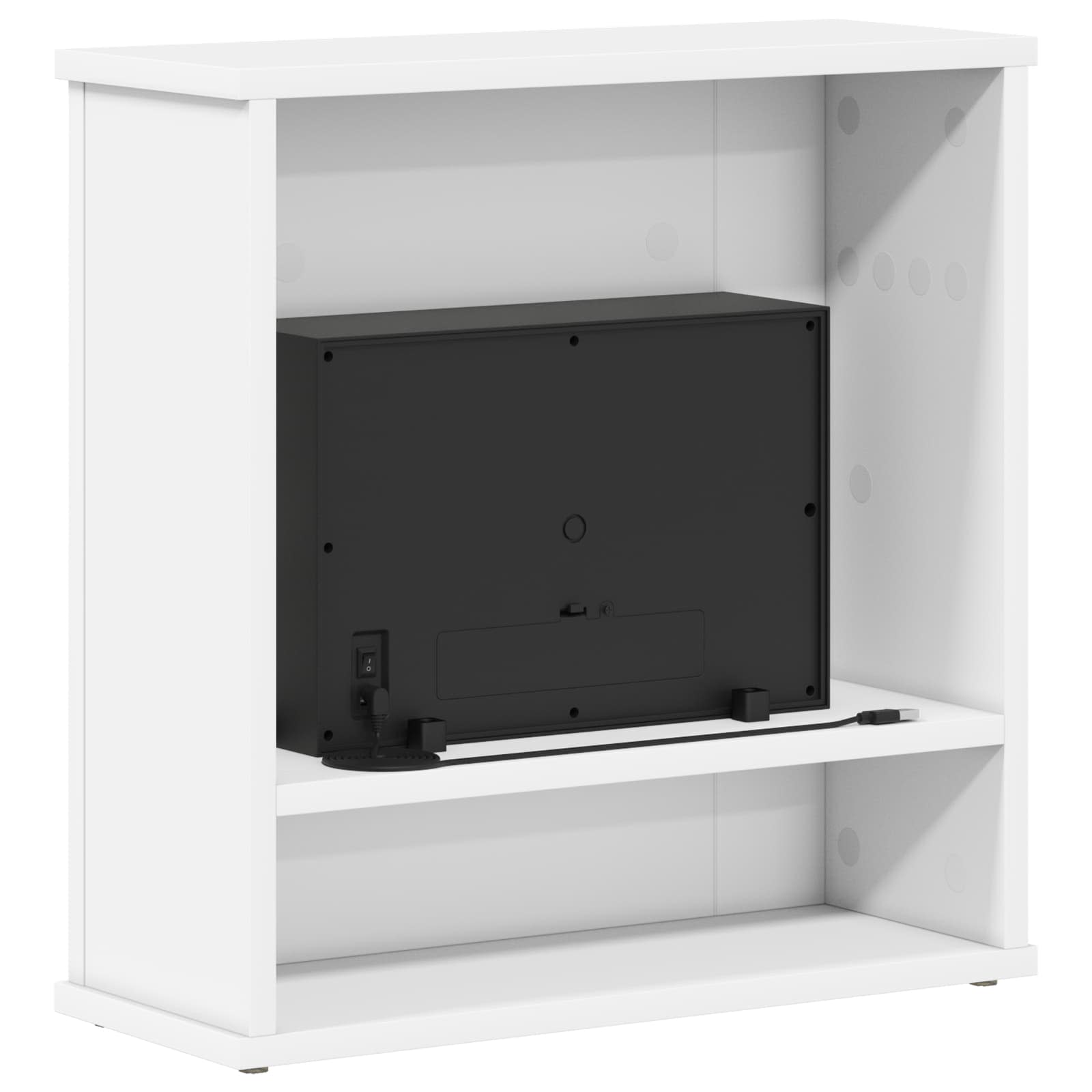 Električni kamin Bela 47 x 18 x 48 cm Inženirski les