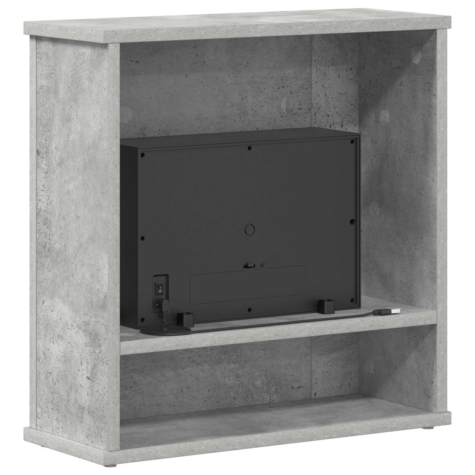 Električni kamin Beton 47 x 18 x 48 cm Inženirski les